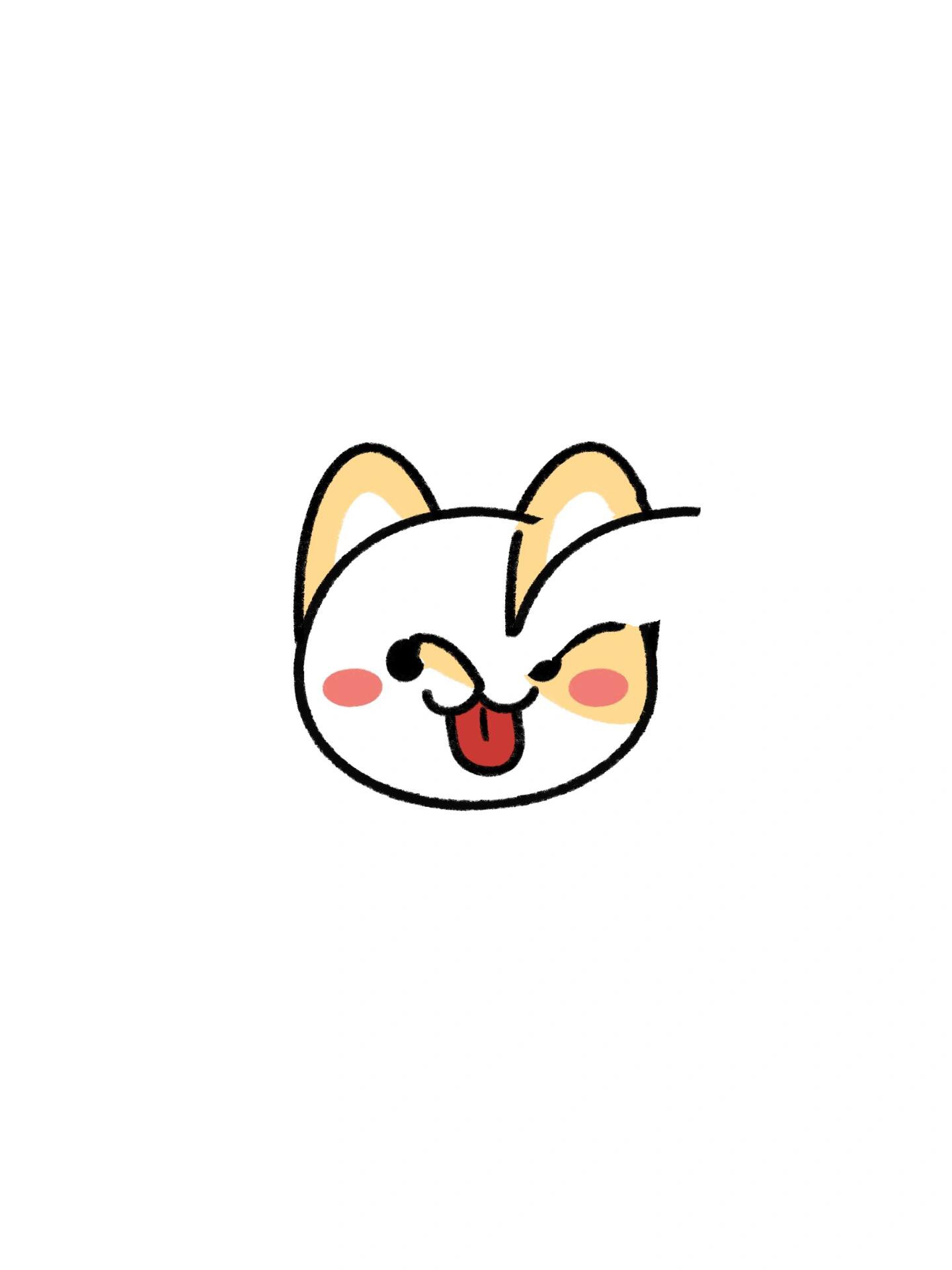 盘点圆圆可爱动物头像7315手残党学简笔画合集