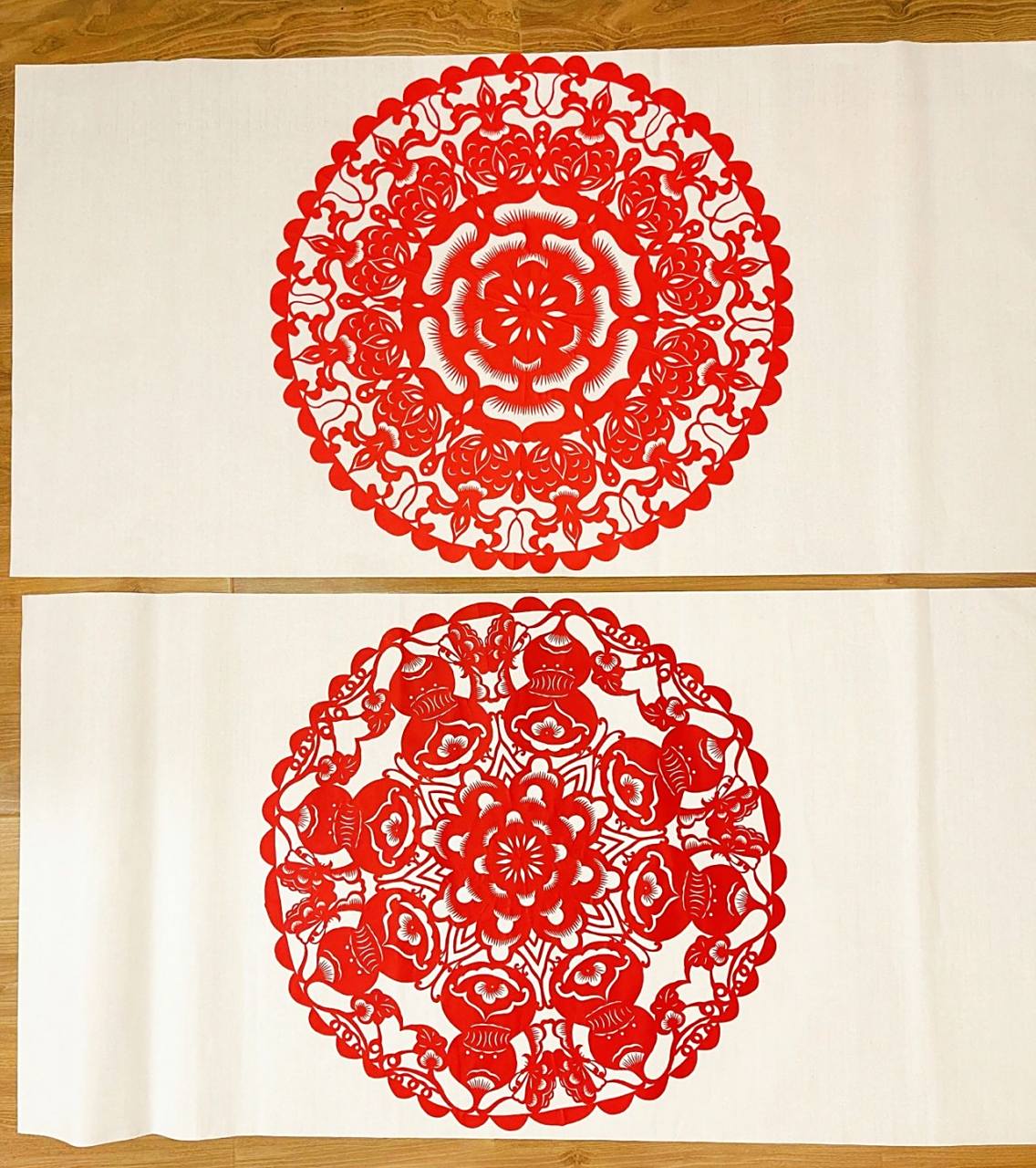 剪纸团花【石榴,多子多福】 有步骤!