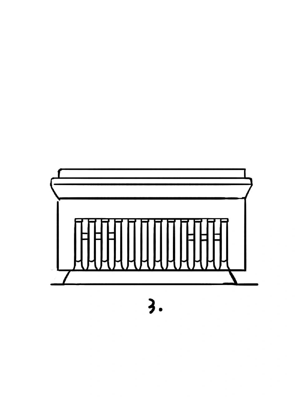 如何画人民大会堂|地标建筑简笔画教程14 最近收到粉丝姐妹说要看人民
