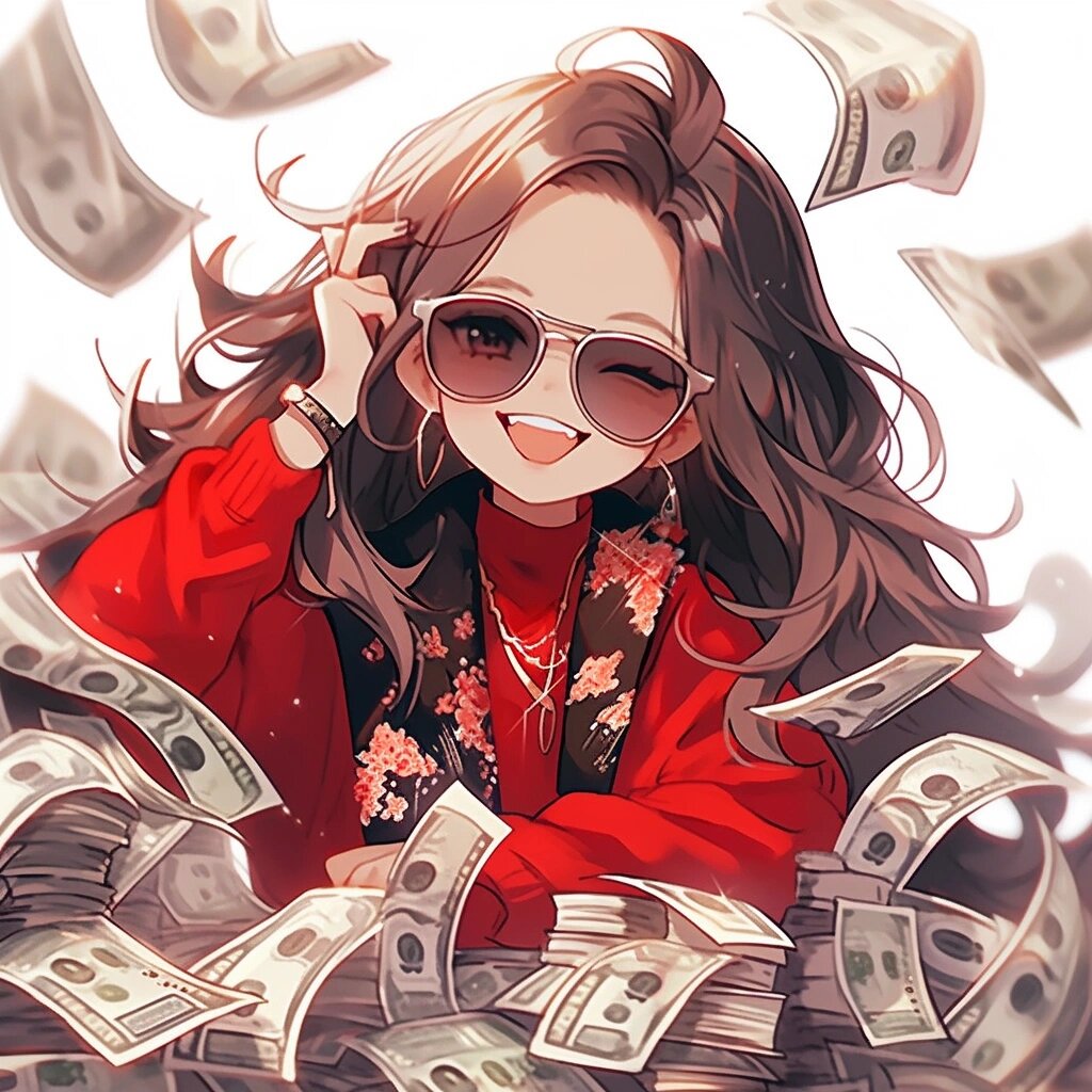 新年富婆头像|爱财爱己,风生水起