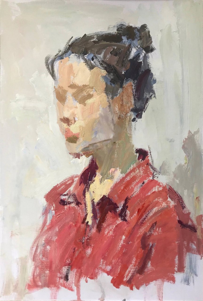 色彩半身像步骤详解图!