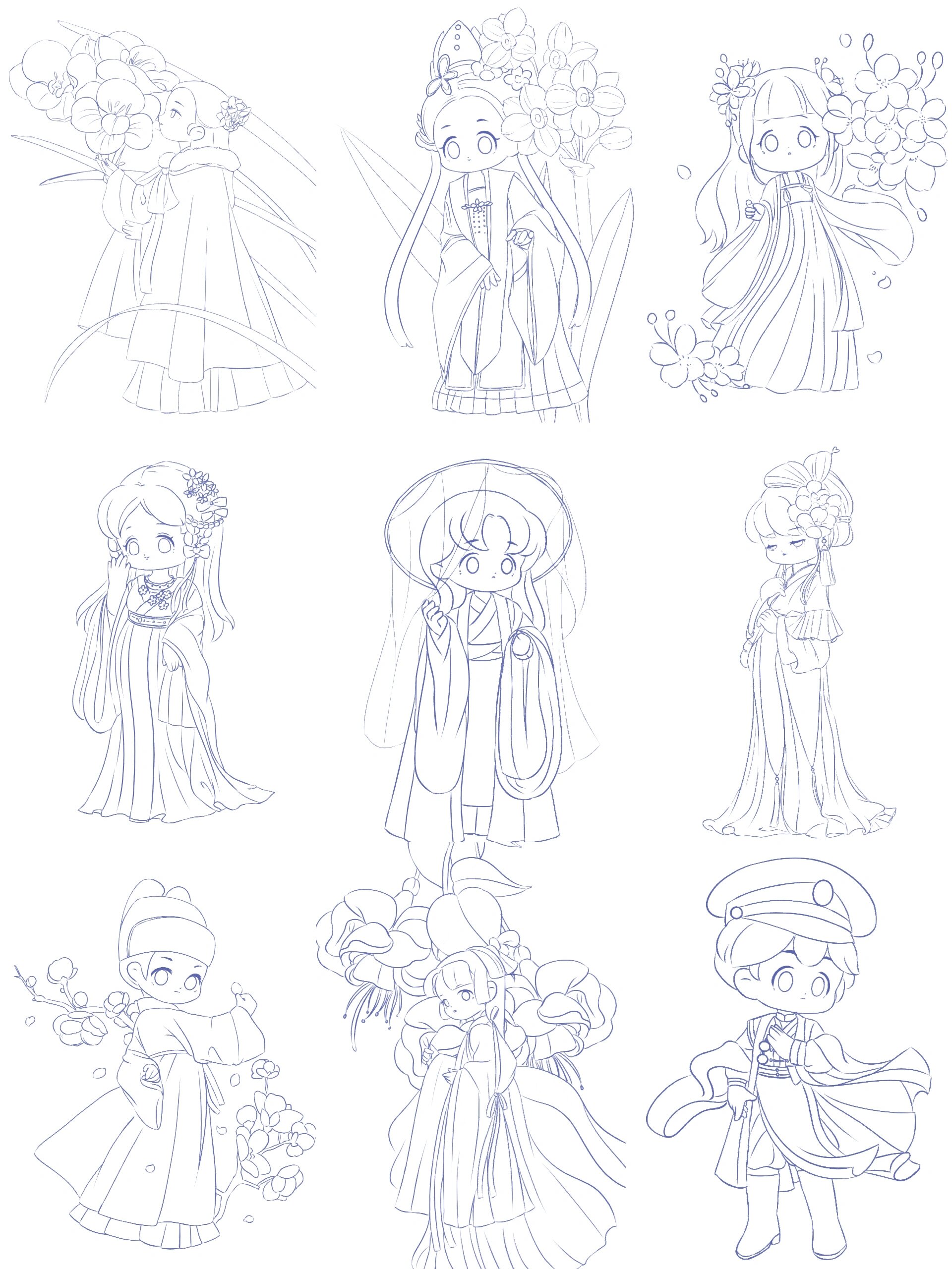 最近古装人体练习