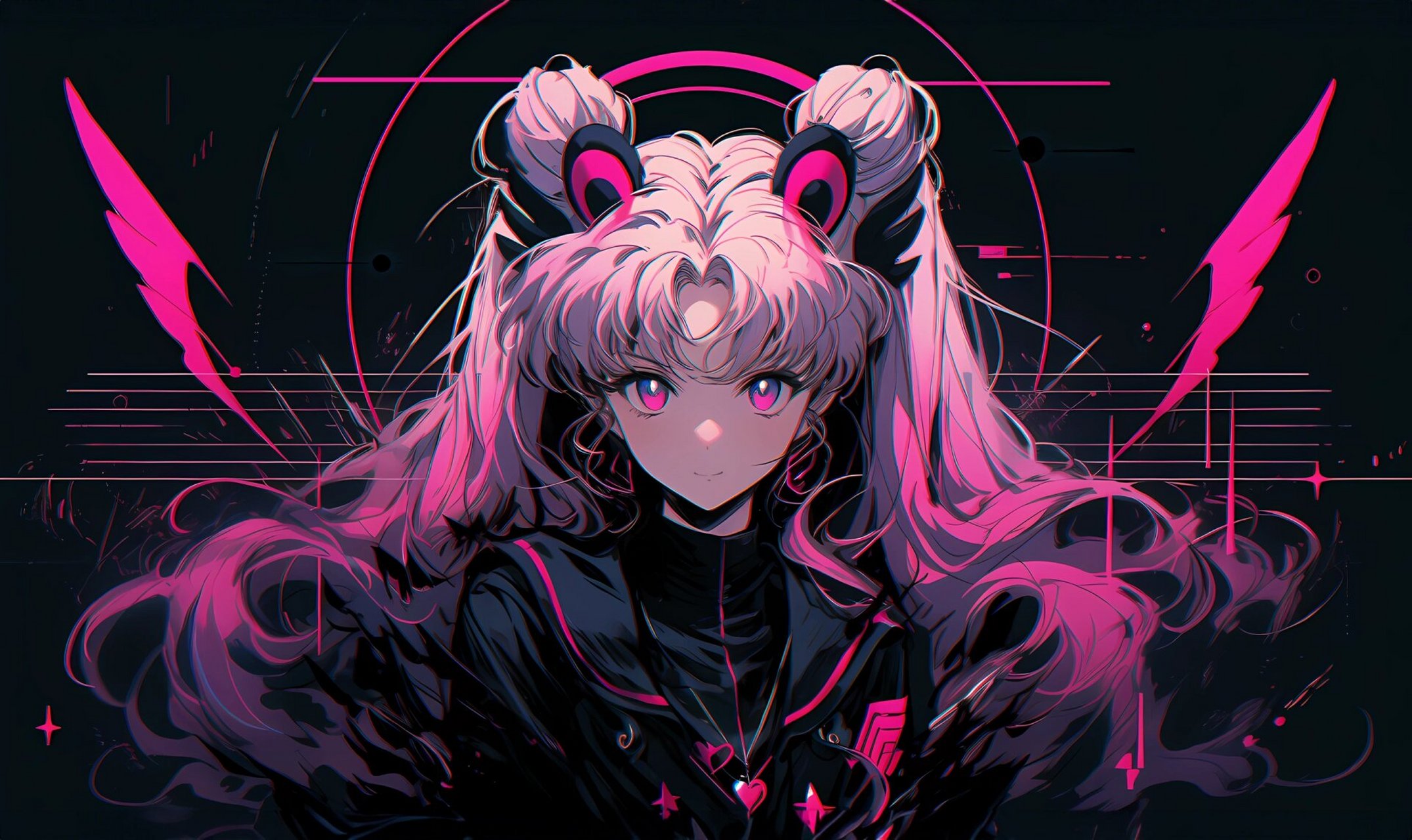 电脑壁纸|美少女战士|哥特之夜 图片尺寸 5696*3392  图片大小 12.