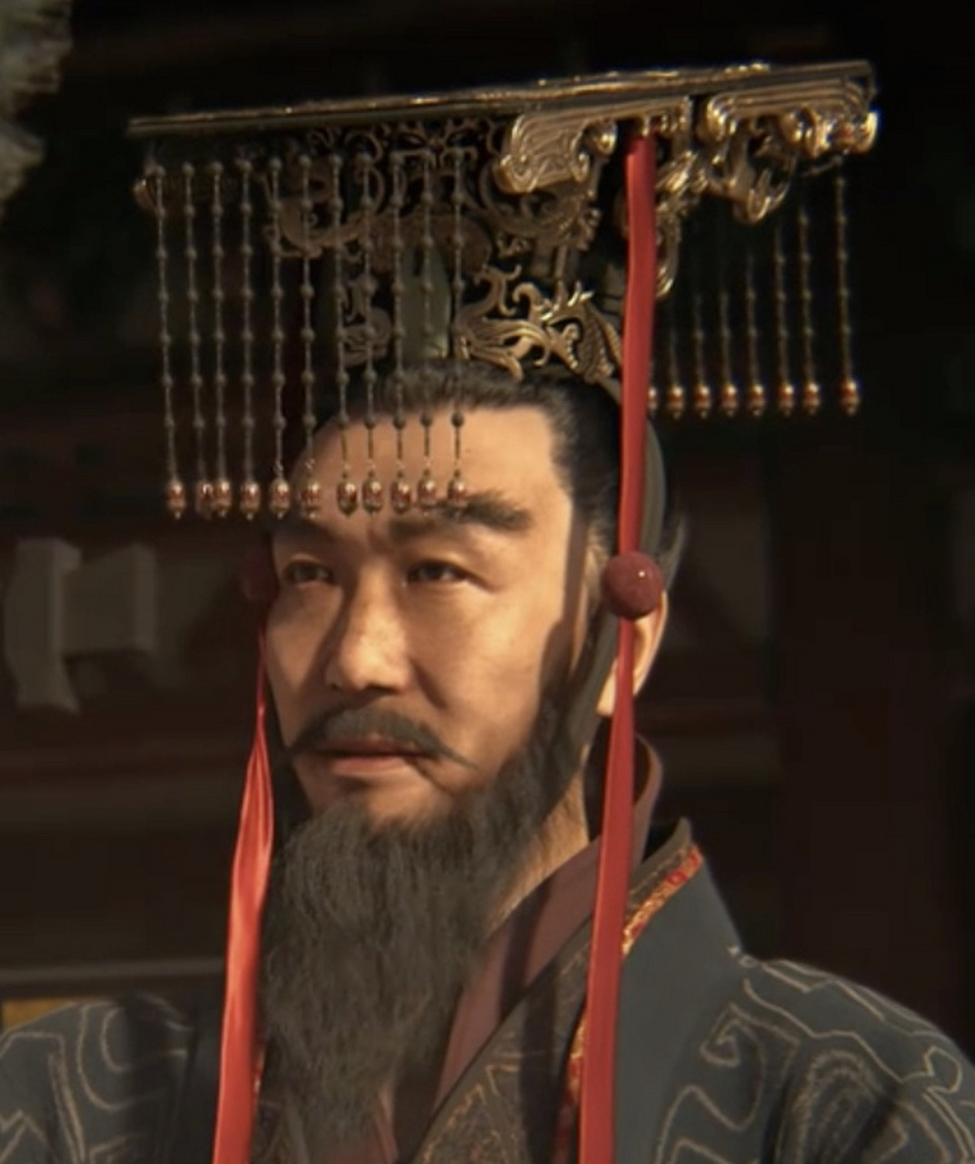 三体里的秦始皇 看着眼熟么? 15集越看越… 这是按thirty建模的吧?