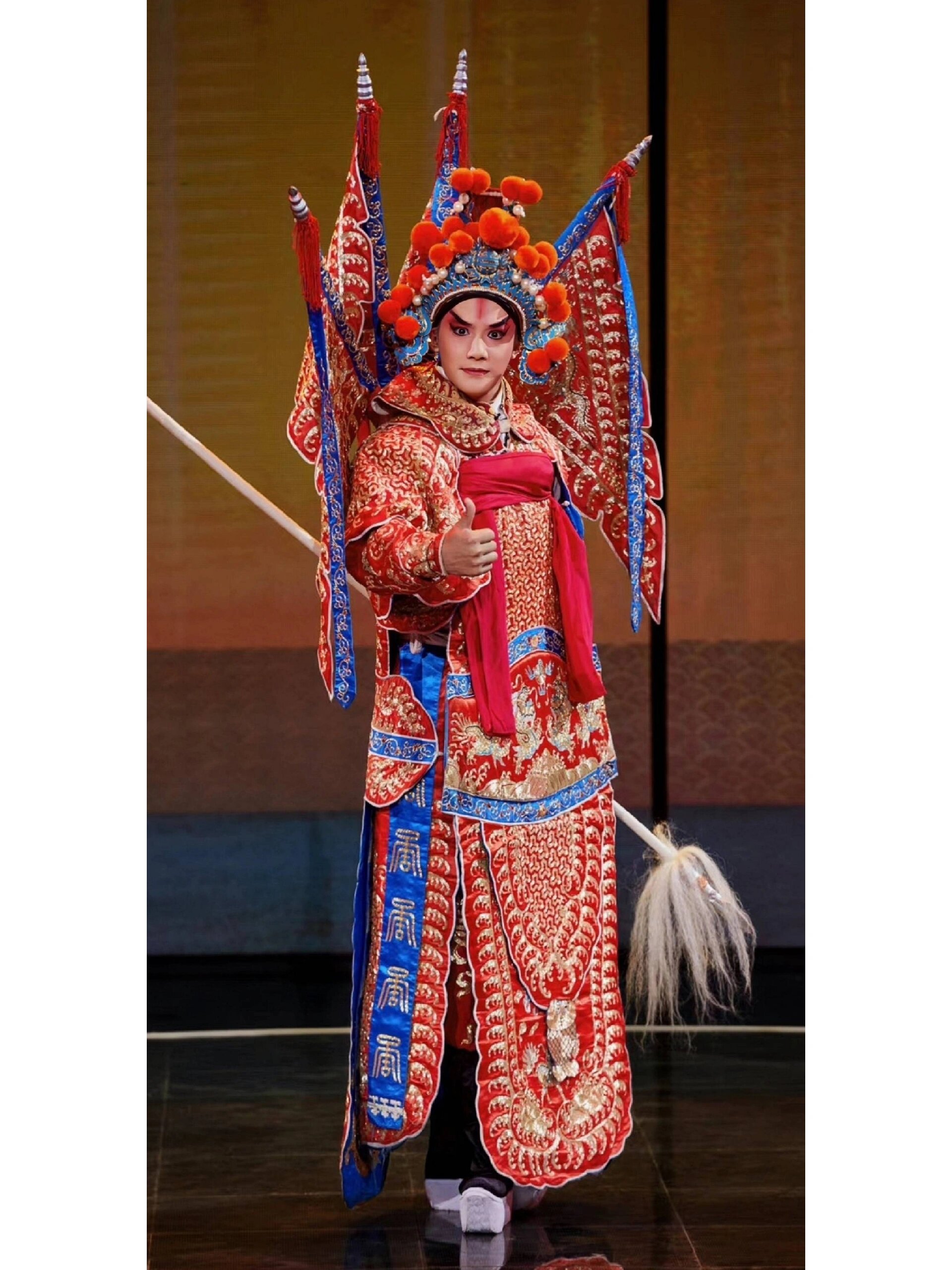 武生郑业成的戏曲扮相