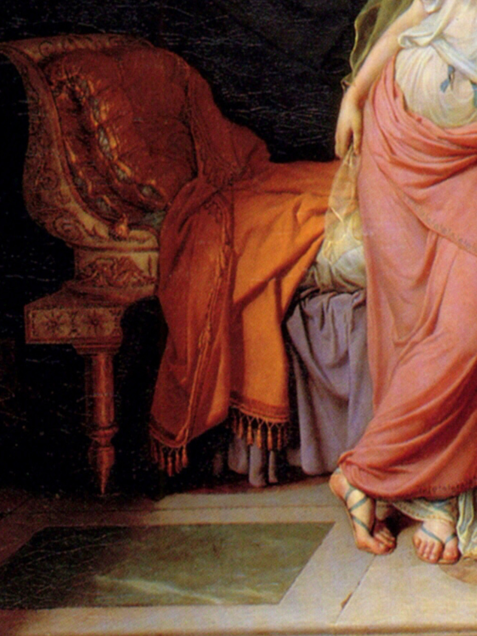 今天你看画了吗|帕里斯和海伦之爱 作品名称:paris and helen 中文