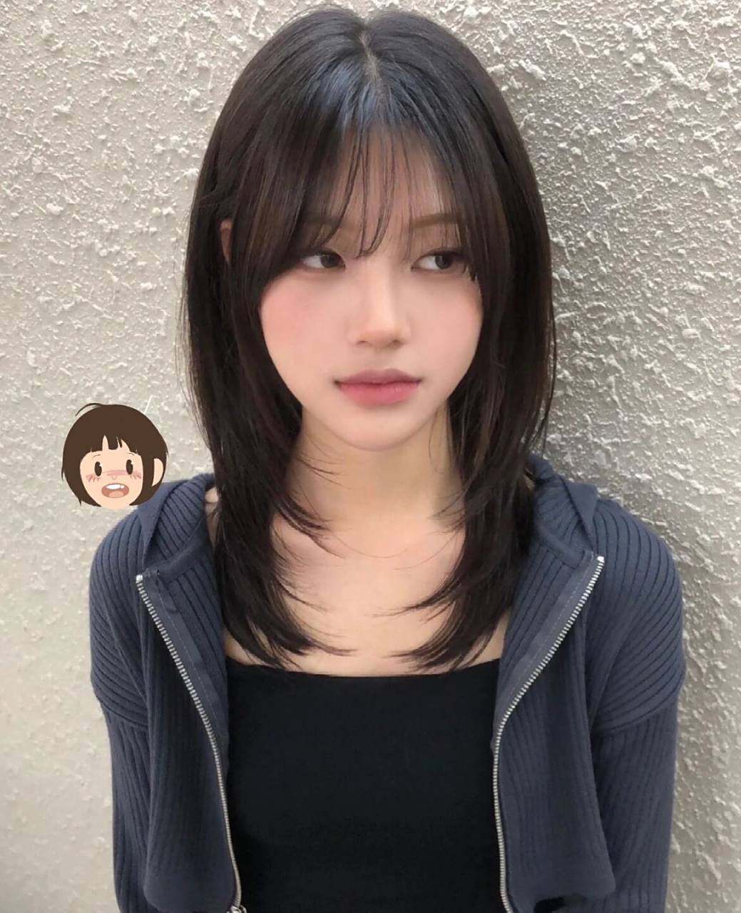 这个层次中长发发型剪到心里了!