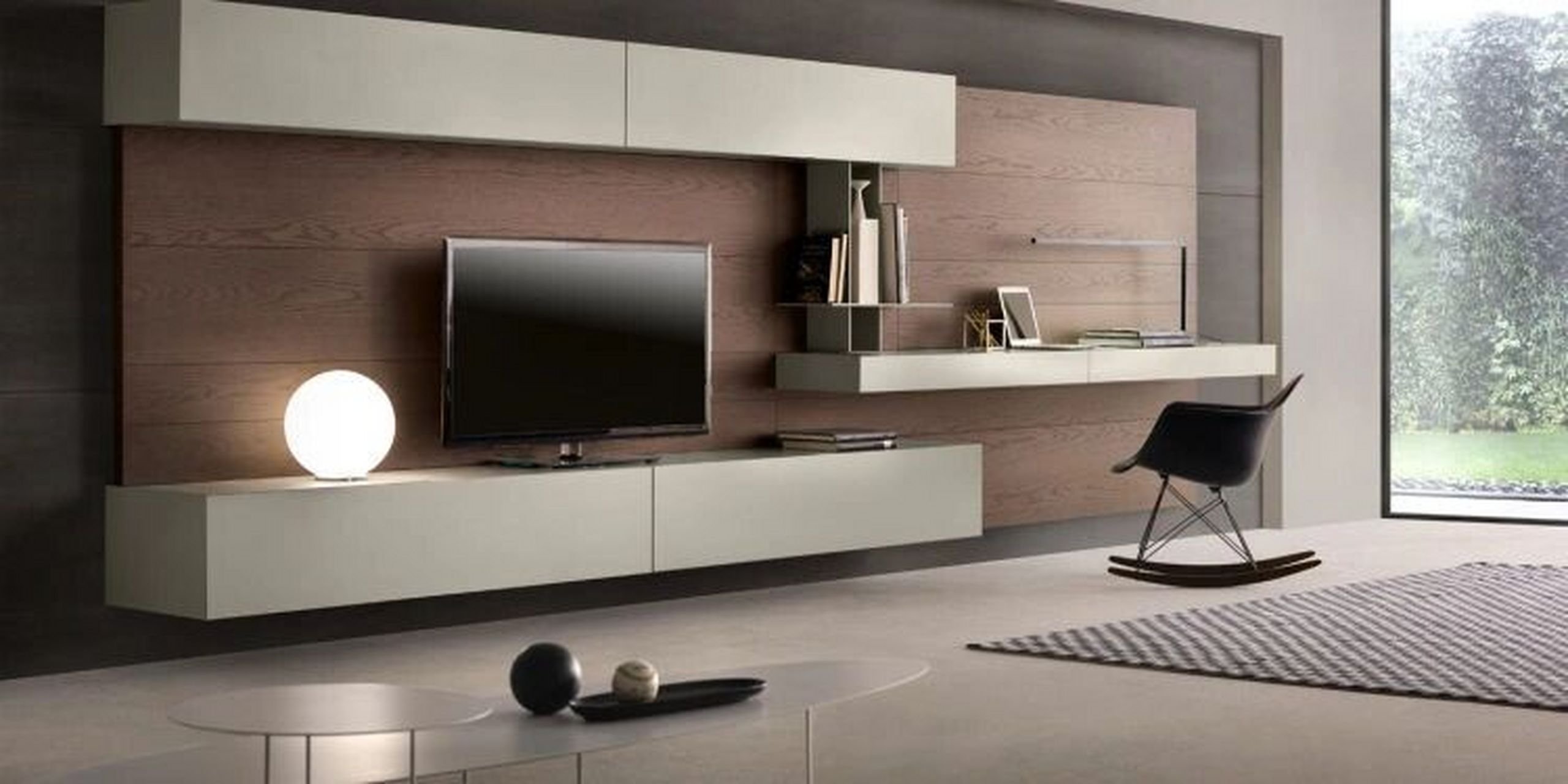 这里所谓的悬空电视柜,就是指我们电视柜是悬空安装的.