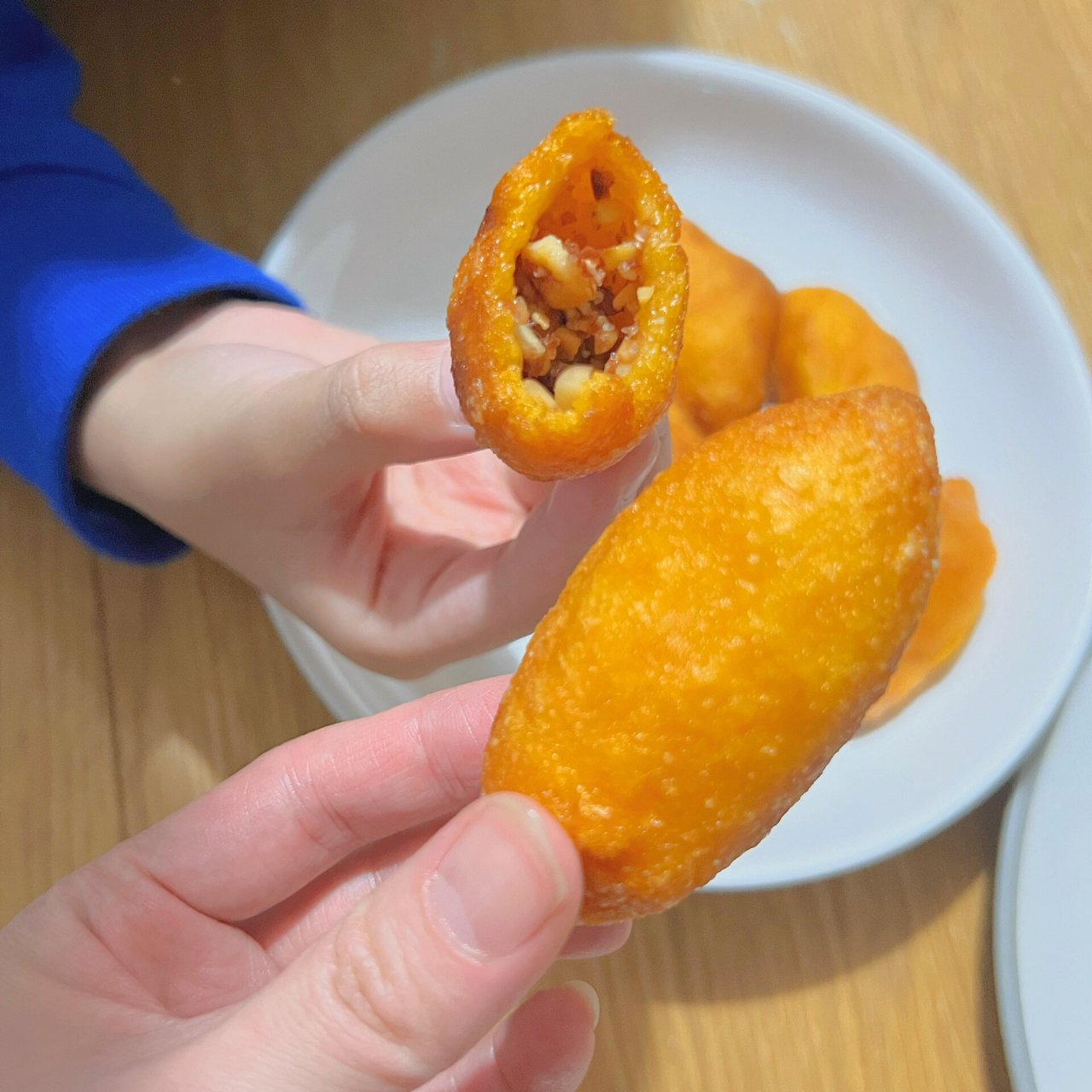 福清炸花生饺 炸番薯丸子97 简单方便又好吃 福清小伙伴应该大多都