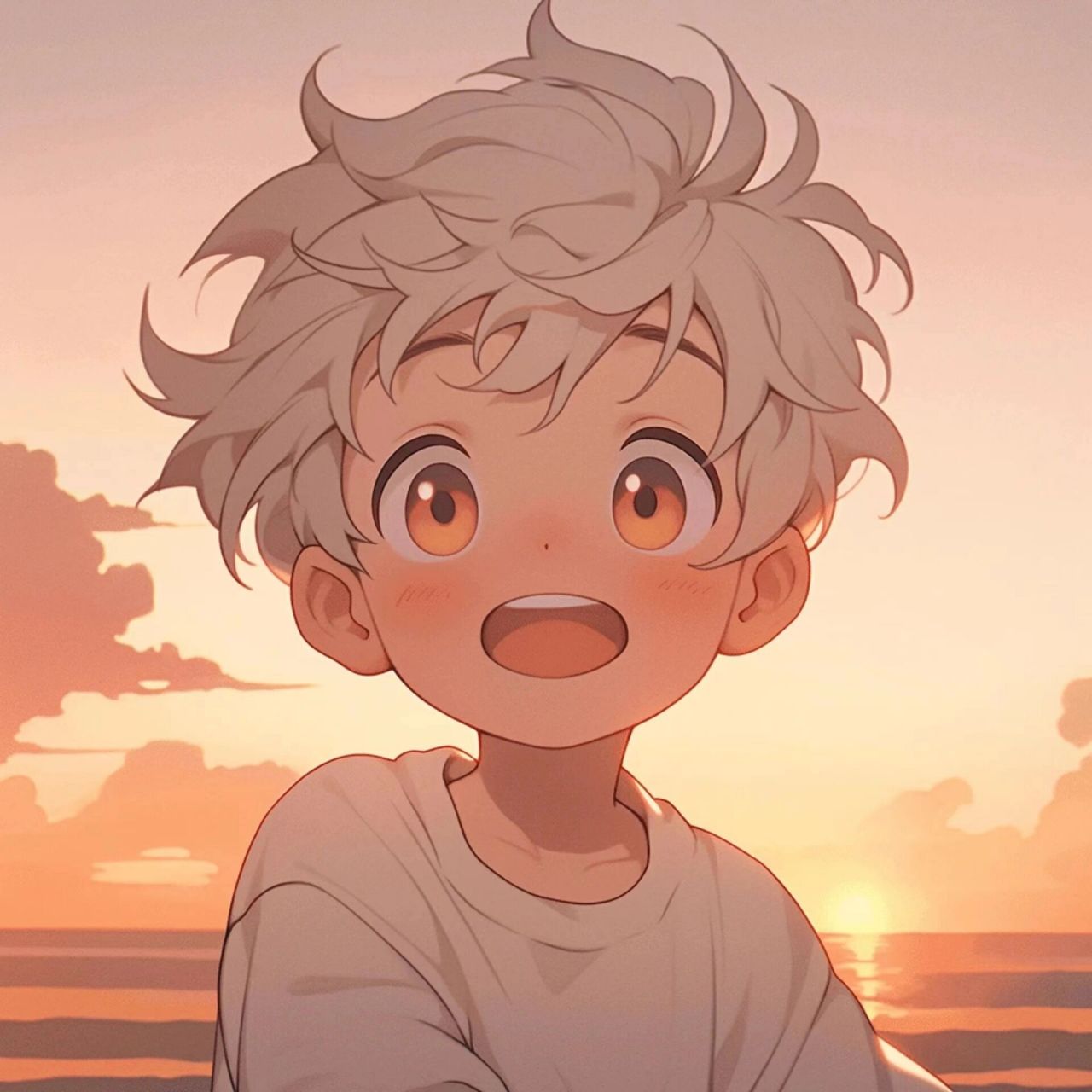 日落版可爱头像|男