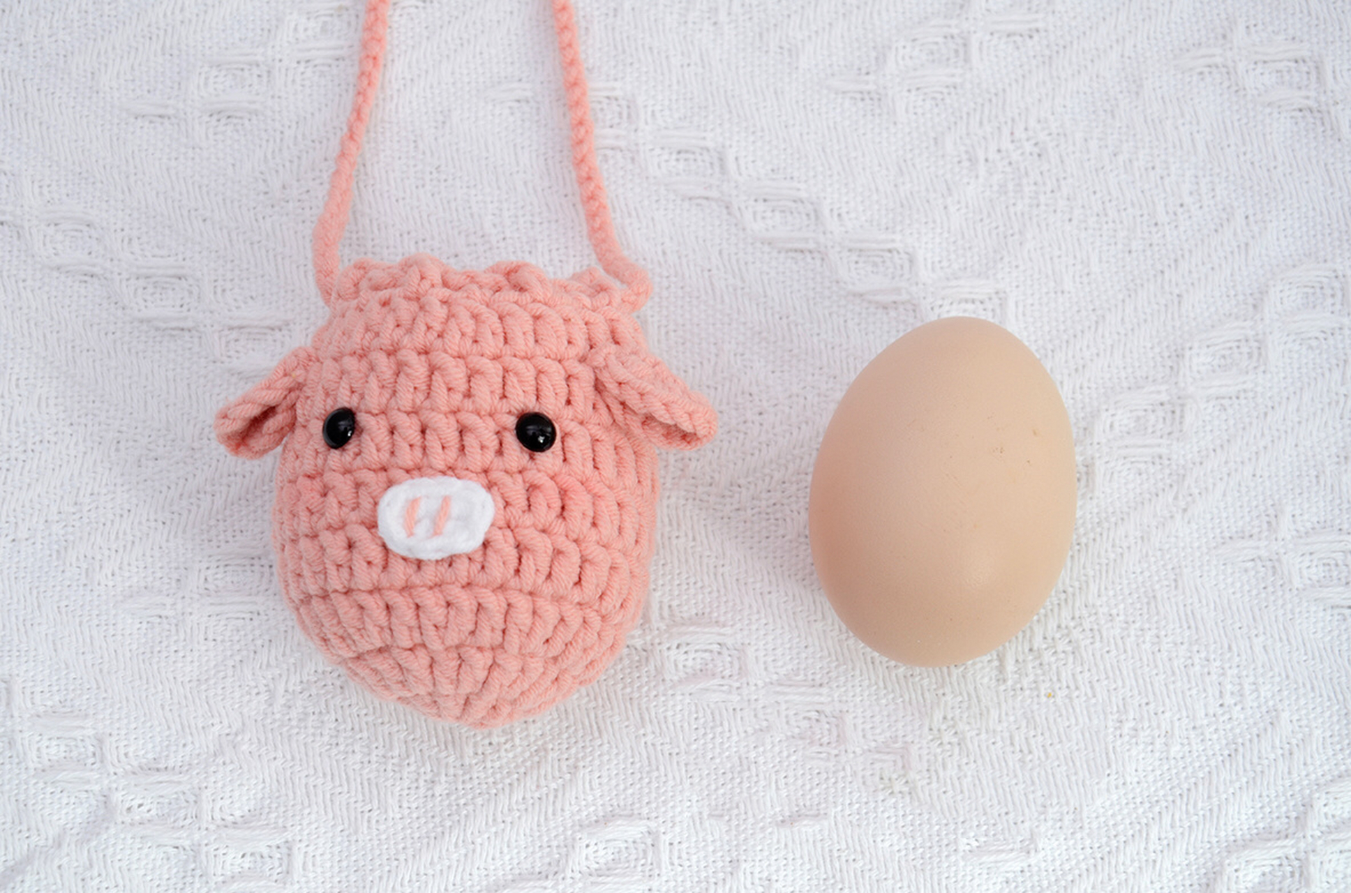 立夏必备~蛋袋蛋兜钩针编织附图解 一年一次的立夏要来咯,给孩子织一