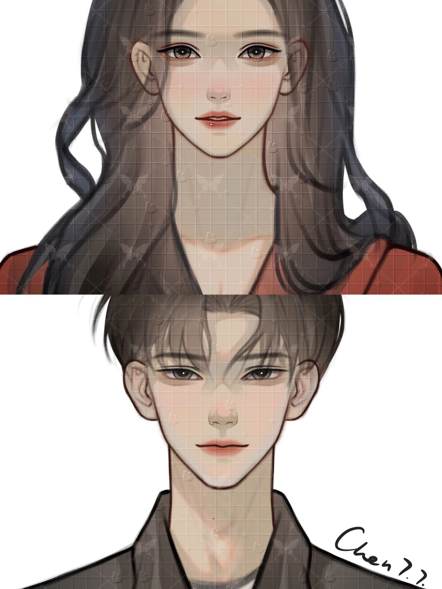 商骁&苏荷♥️ 一个没有任何要求的单主画的太爽了 	 客稿展示