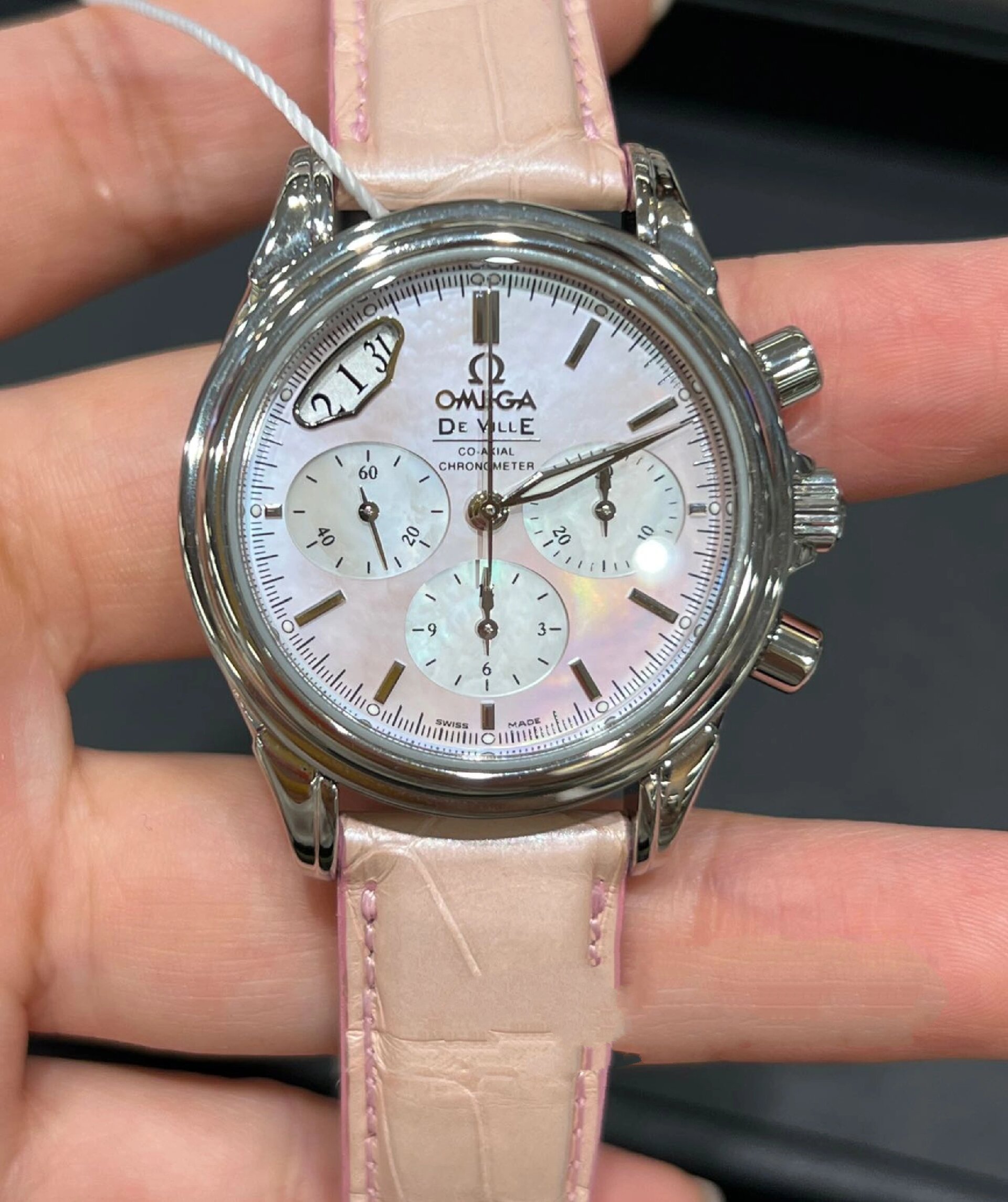 欧米茄蝶飞自动机械女表