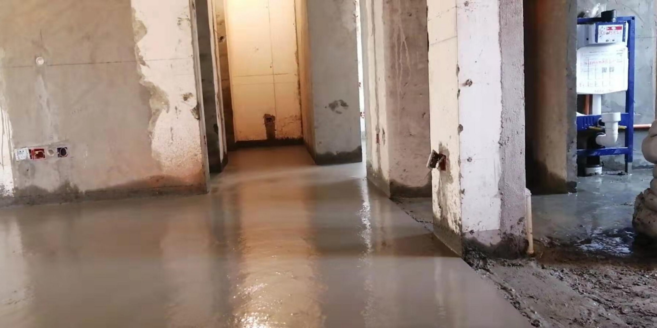 上海装修地面找平施工中 99【工地现场】 92上海·莲花路上虹新村