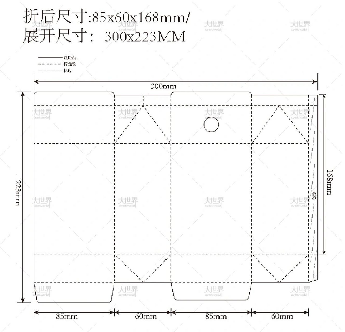 饮料包装平面展开图图片