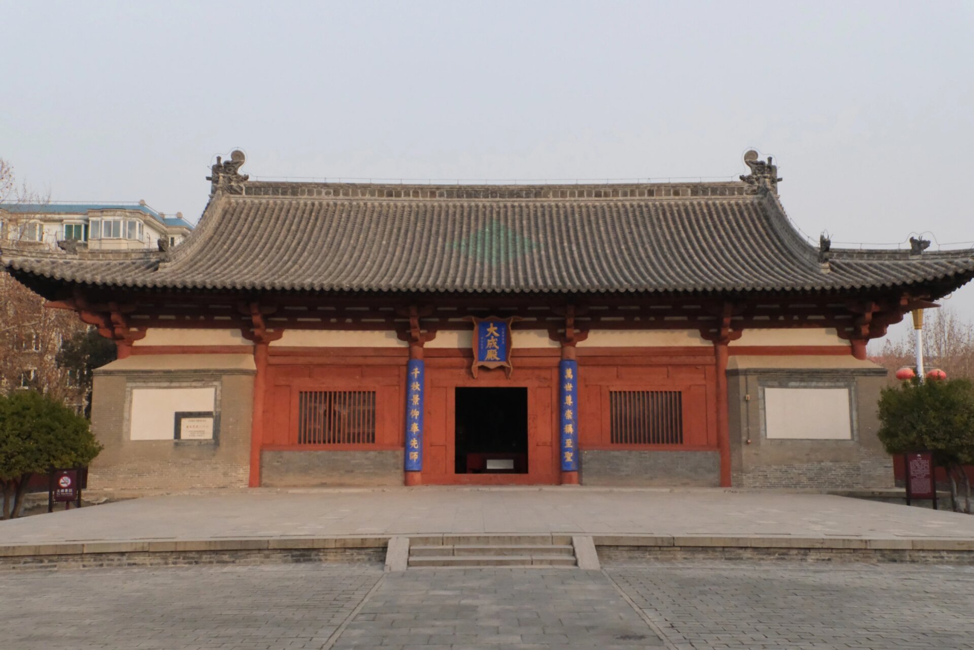 现存最早的文庙建筑——正定县文庙大成殿 坐落于河北石家庄市正定县