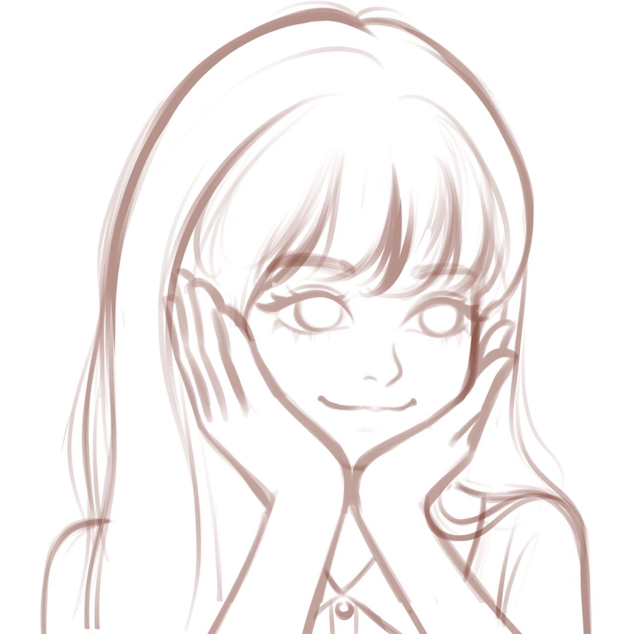 blackpink|甜lisa卡通头像95(内含草稿图) 今天应宝儿们的要求画了