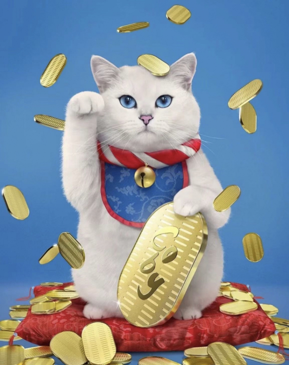 恭喜发财93有趣的招财猫手机壁纸