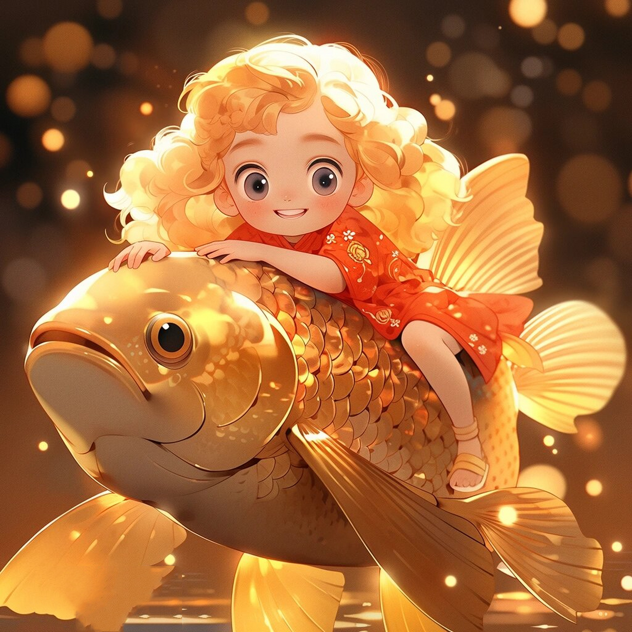 上岸头像 | 锦鲤附体 所愿皆所得