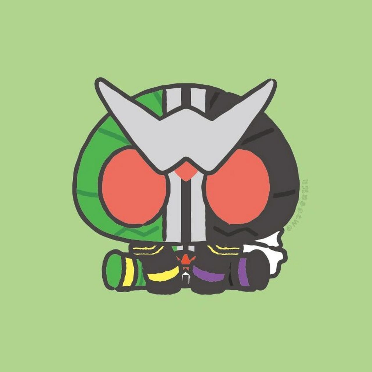 平成假面骑士|可爱头像 图片可自用, 不能商用或私下印刷东西!