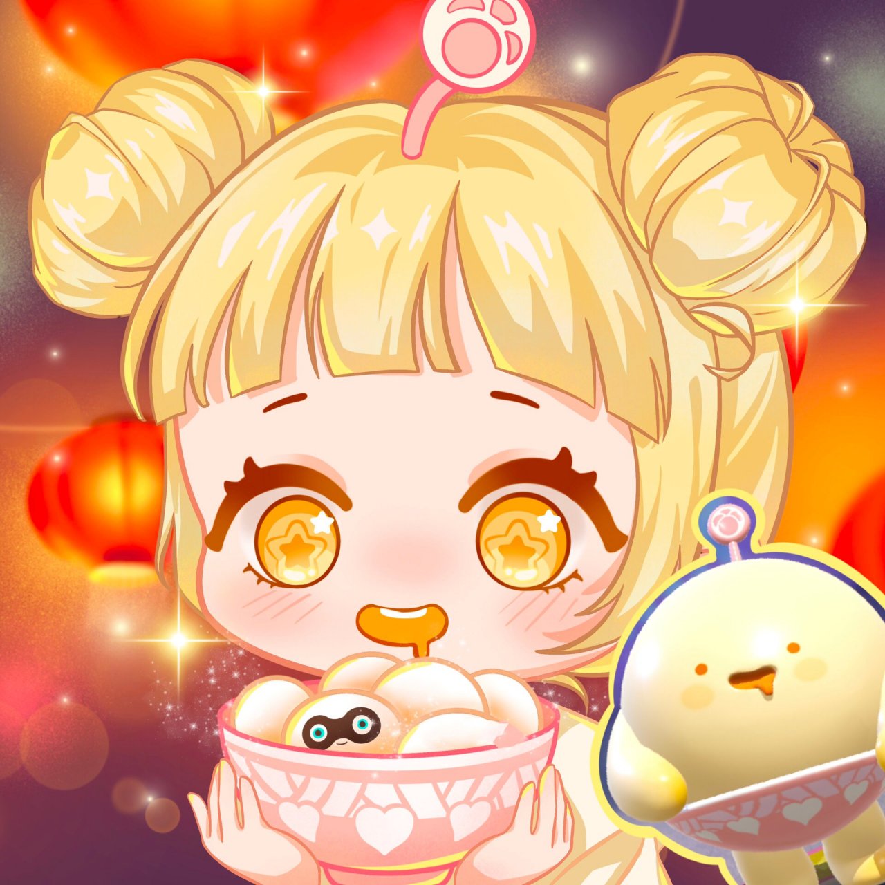 一口吃掉这个软乎乎小团子～ 左滑解锁其他配色78 蛋仔拟人系列头像