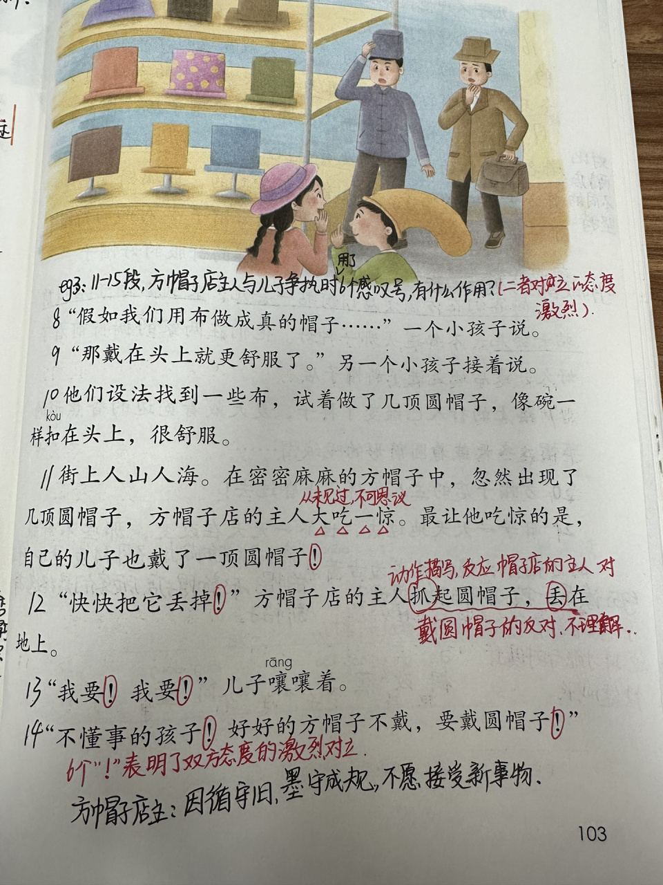 《方帽子店》课堂笔记图片