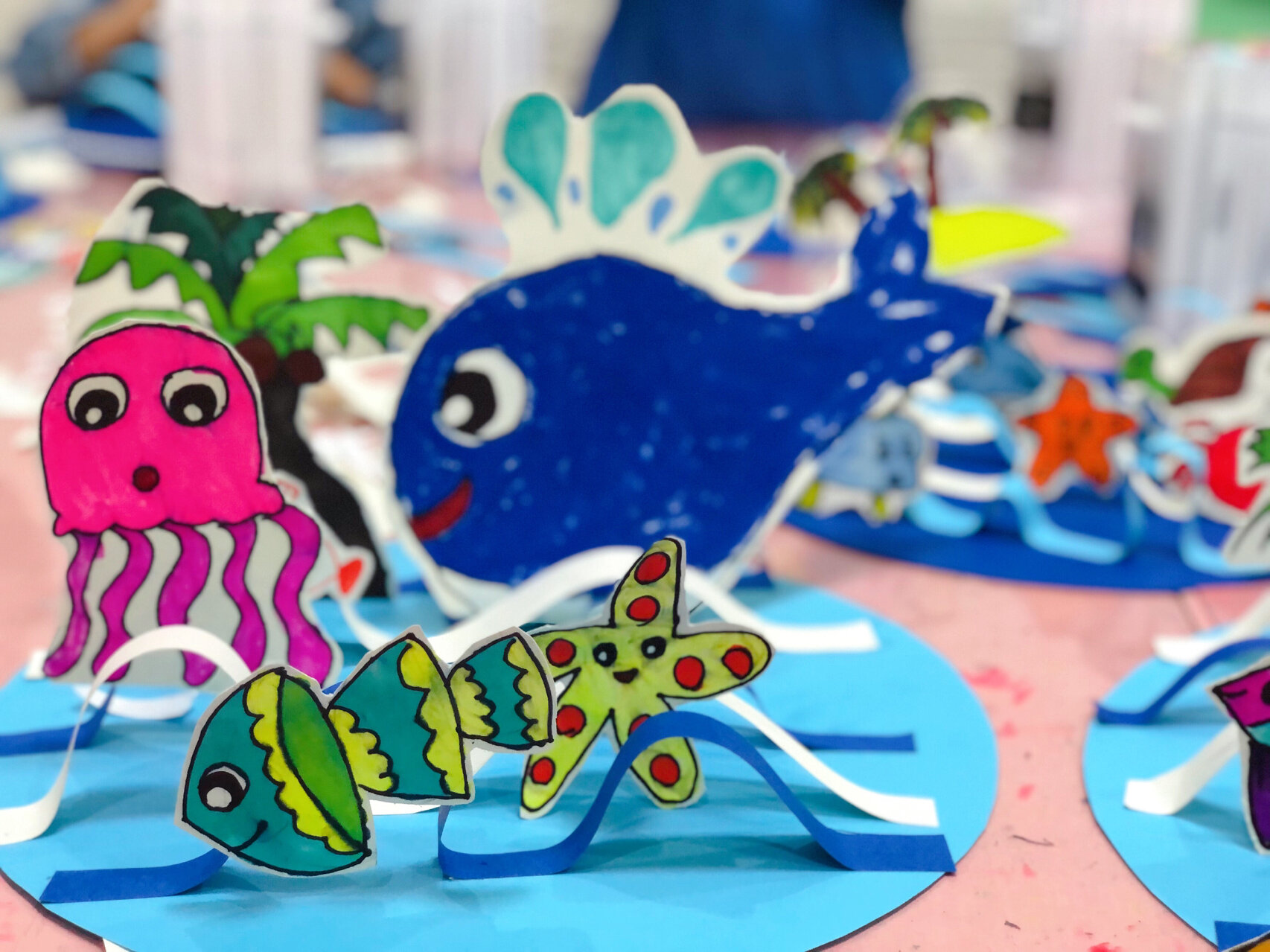 创意美术《海底世界》立体手工