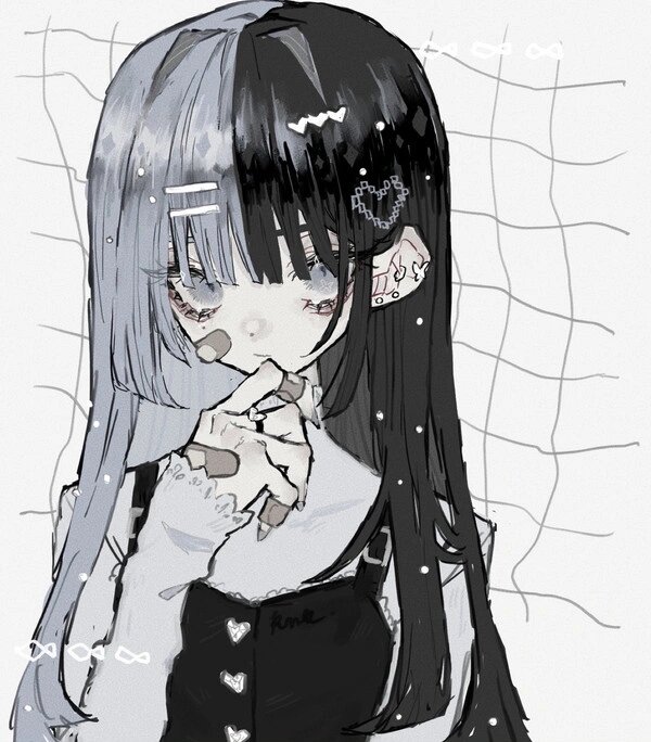 病娇腹黑头像女生暗黑