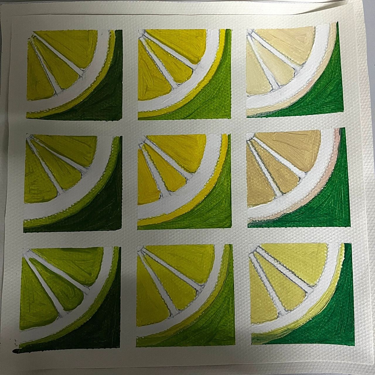 纯度对比九宫格