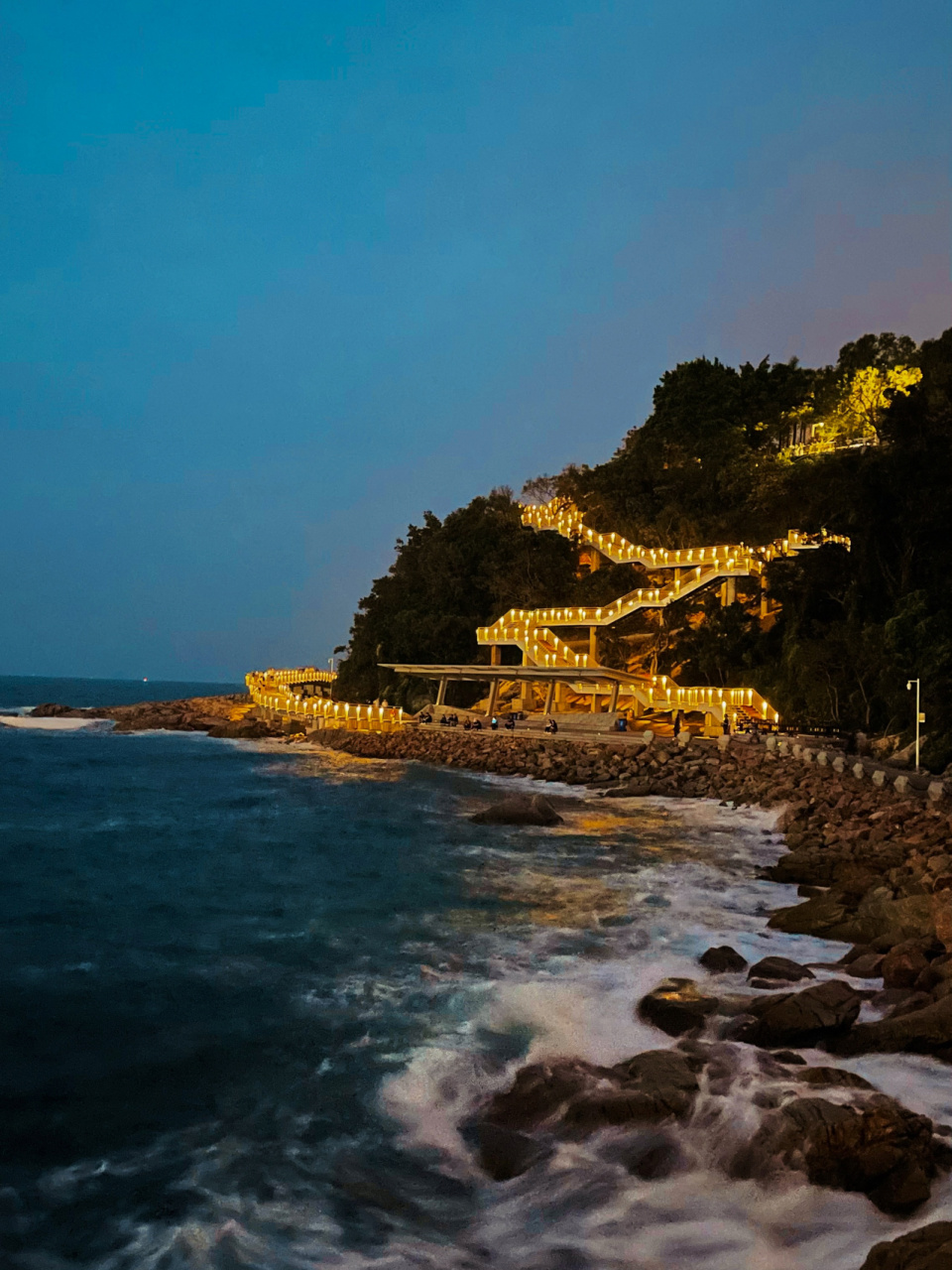 深圳地铁8号线|大梅沙海滨公园|海滨栈道 打卡深圳新开的地铁线路8号