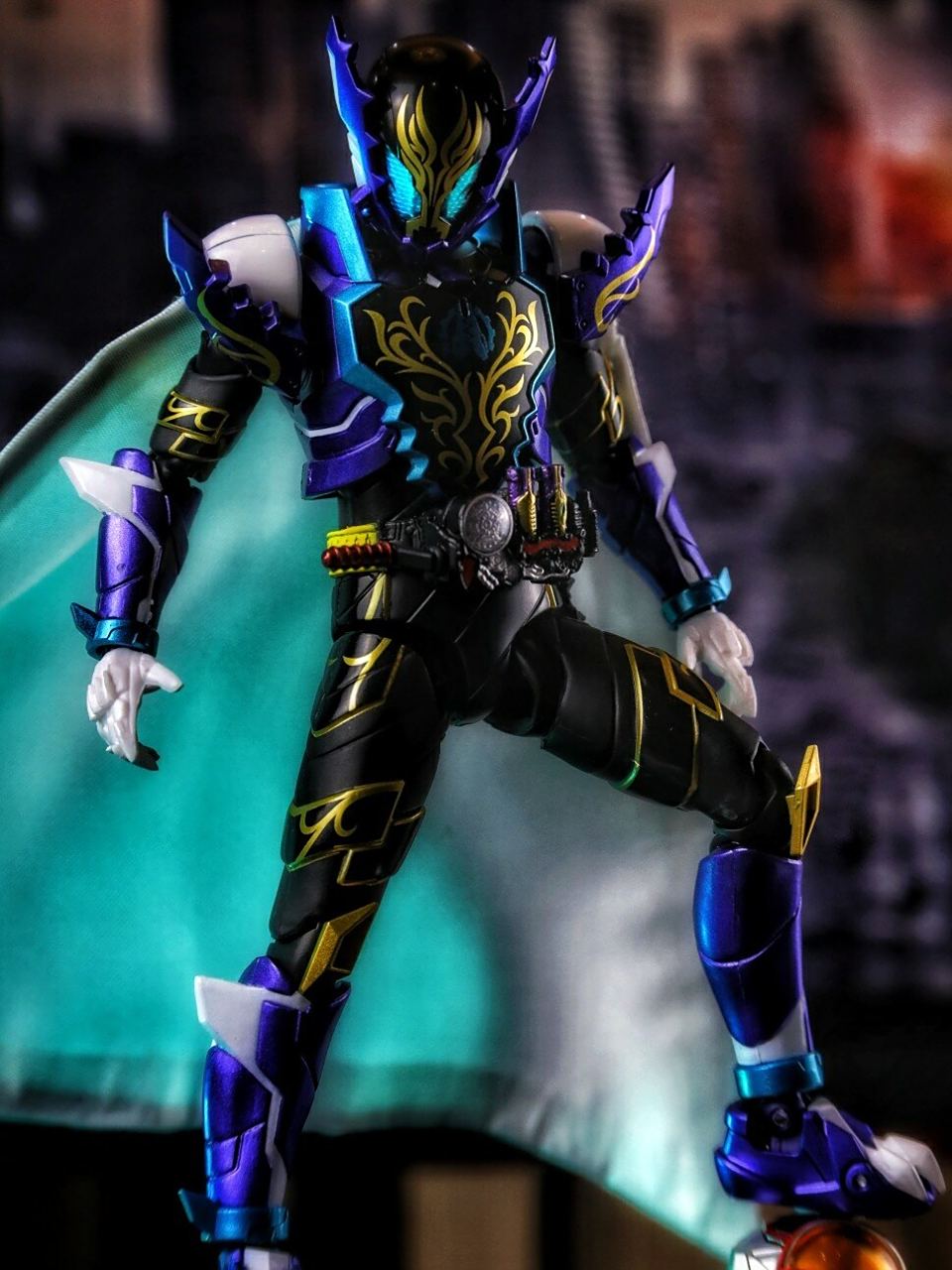 shf 假面骑士prime rogue 鳄霸 将披风换成了可动布 渣拍