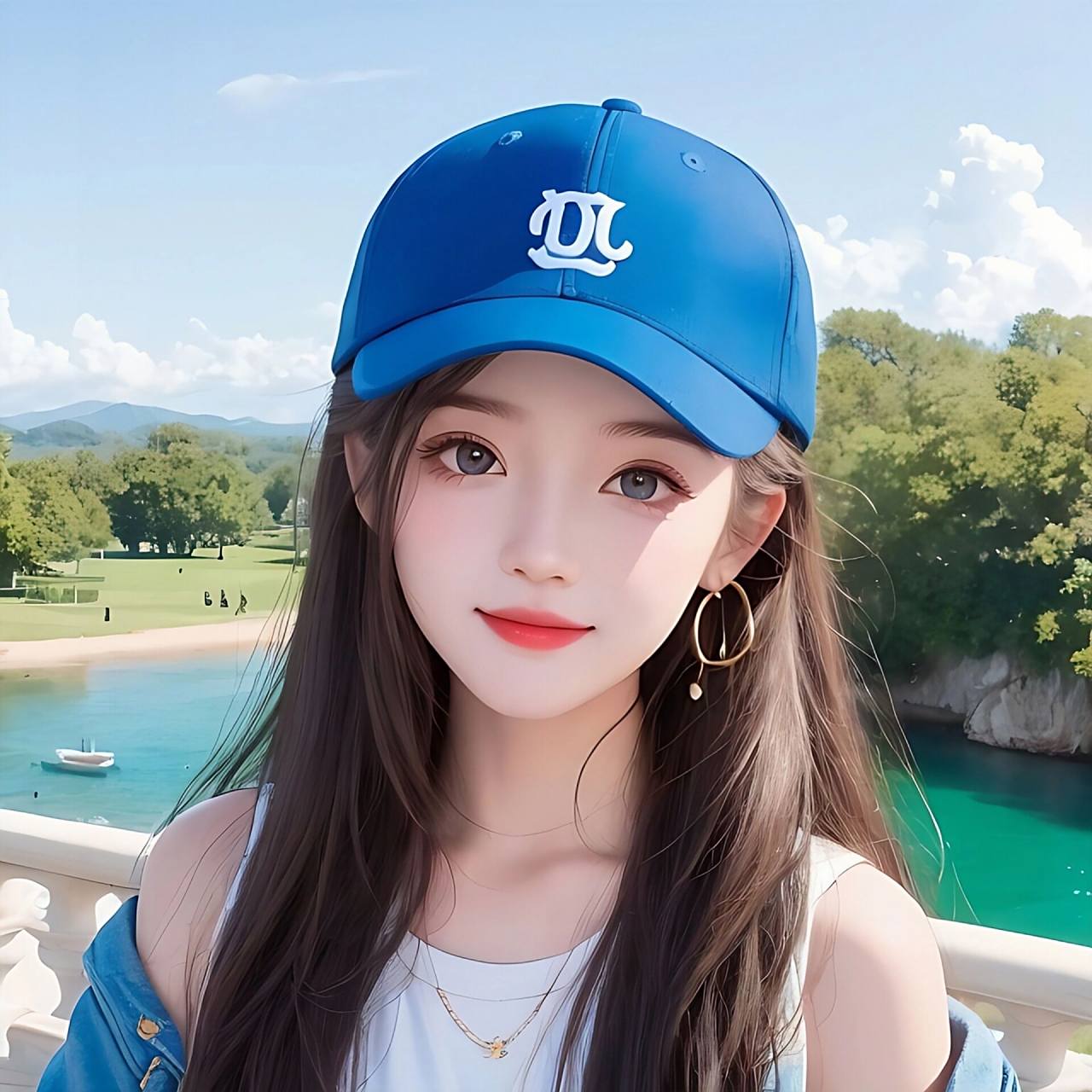 女生头像|棒球帽系列 今天是棒球帽女孩