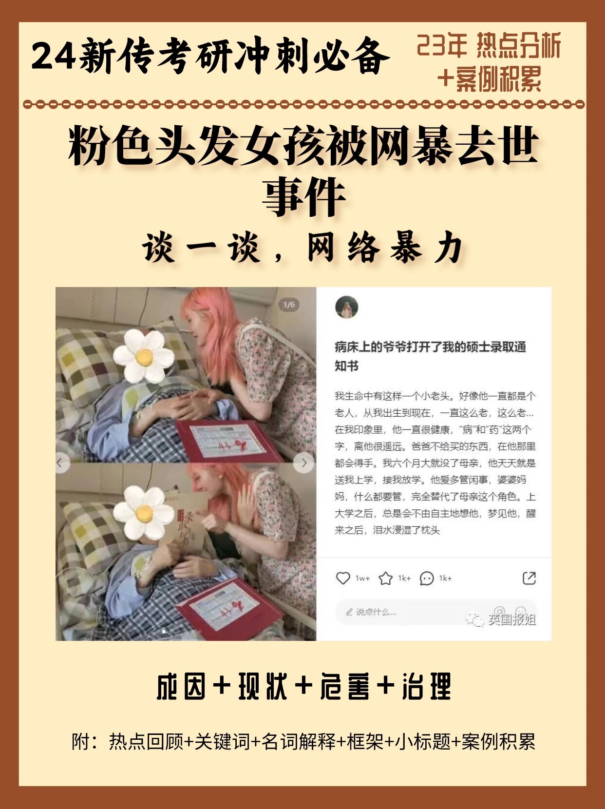 粉色头发女孩被网暴去世事件,谈网络暴力