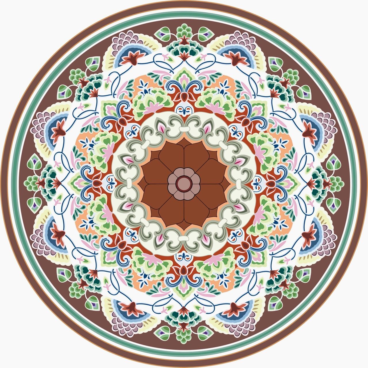 传统纹样 设计素材 汉服图案 配色           9898989898