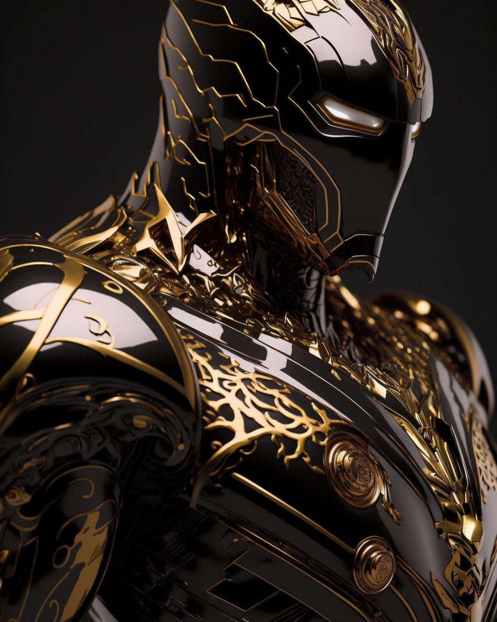 黑金机甲钢铁侠系列头像