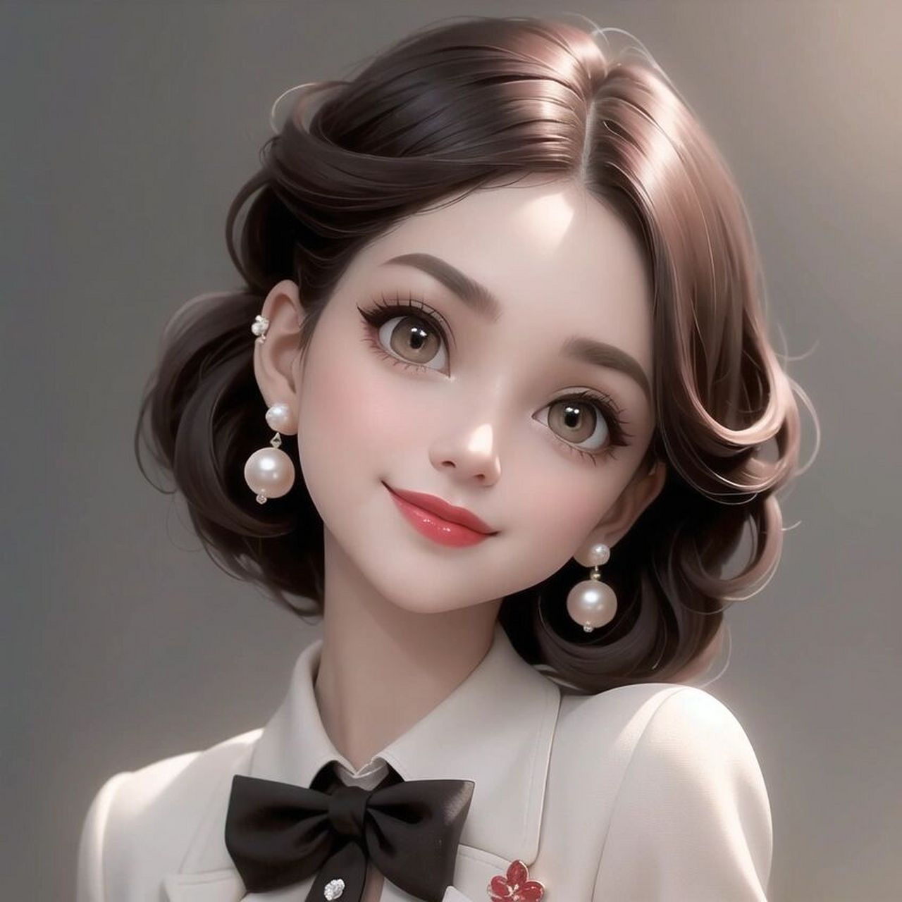 迪士尼公主风头像9499卷发短发女孩头像合集