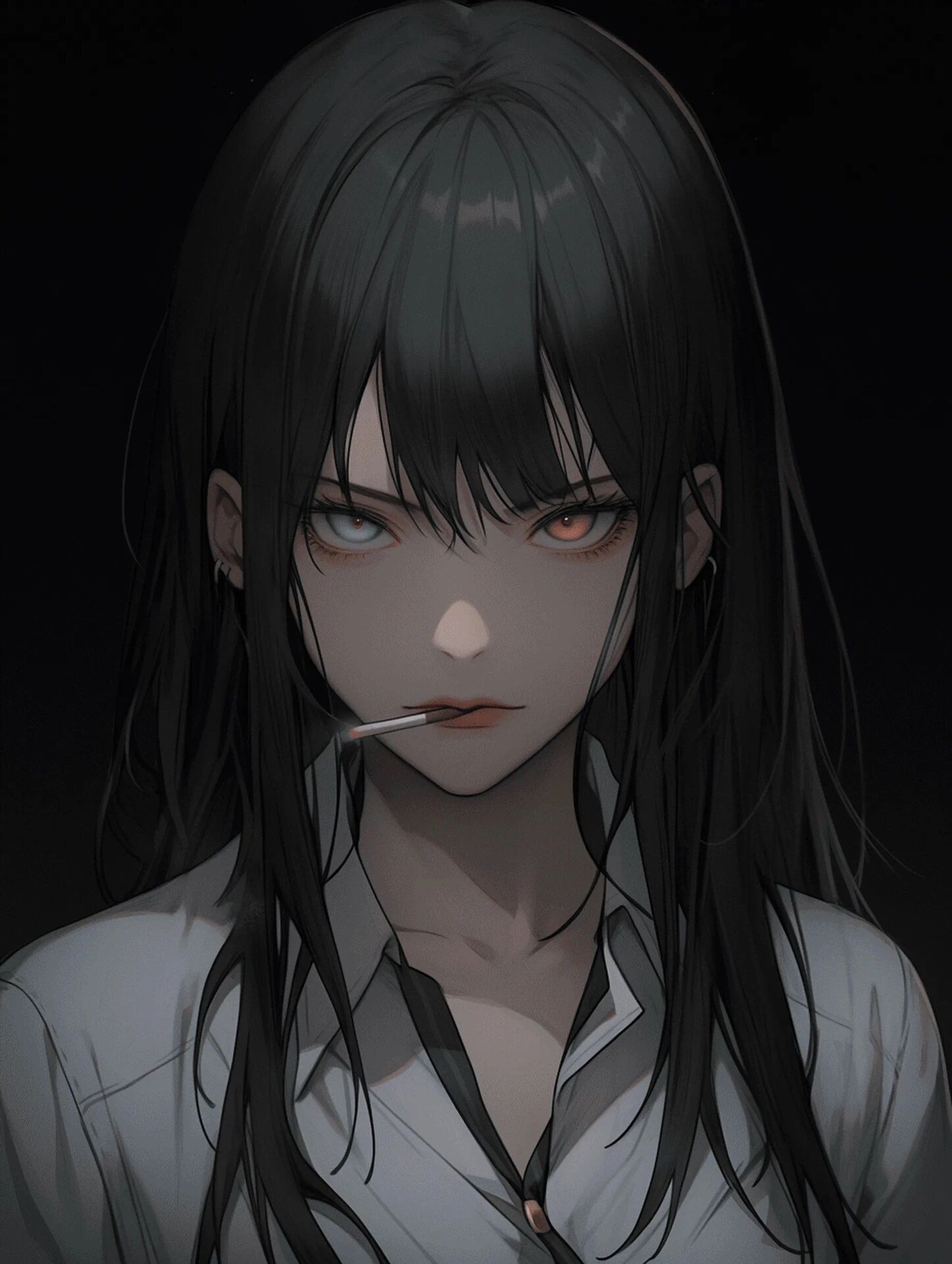 抽烟的霸气御姐头像,帅帅哒