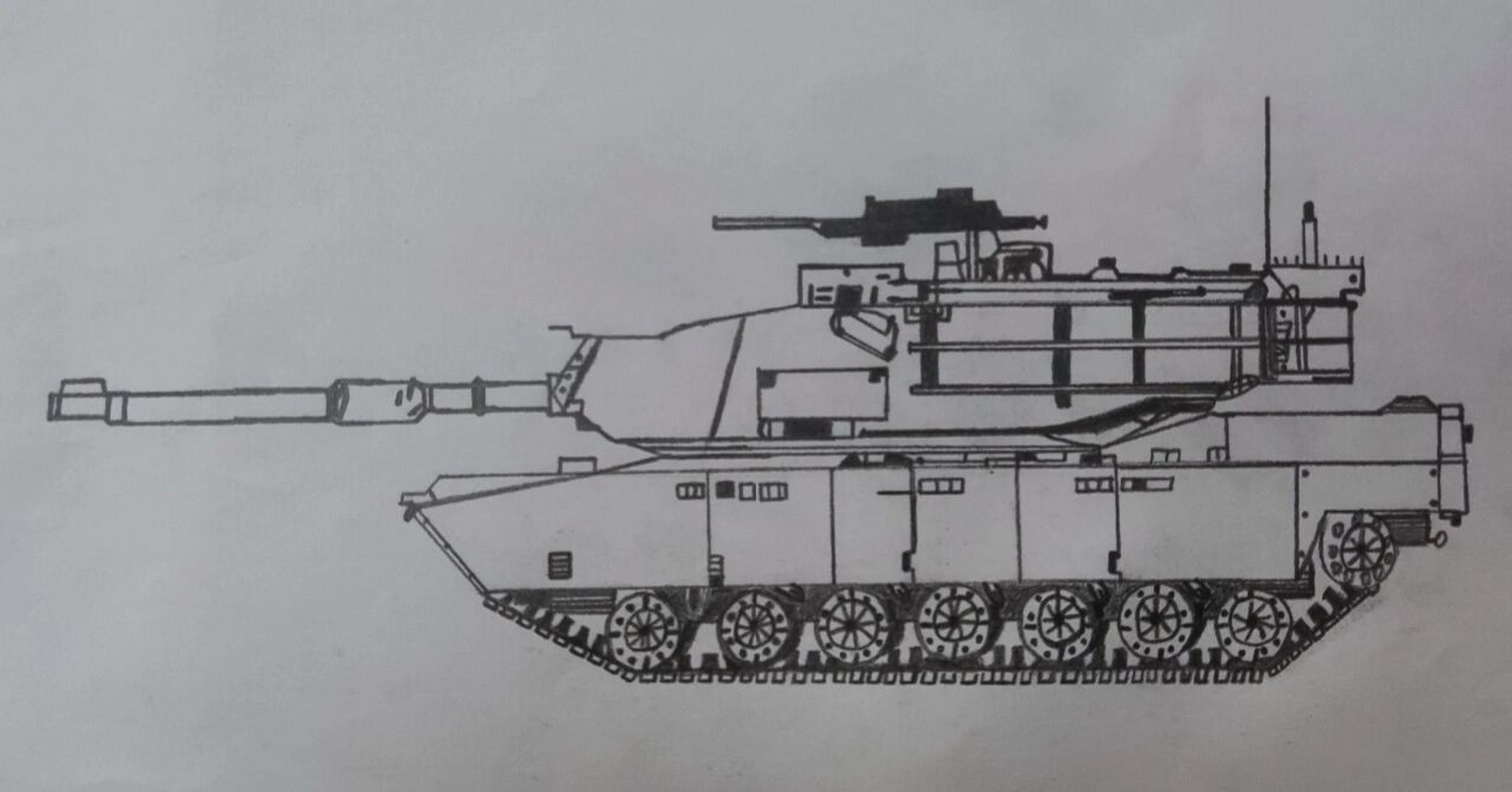 简简单单画个m1a2( ˙07˙ )