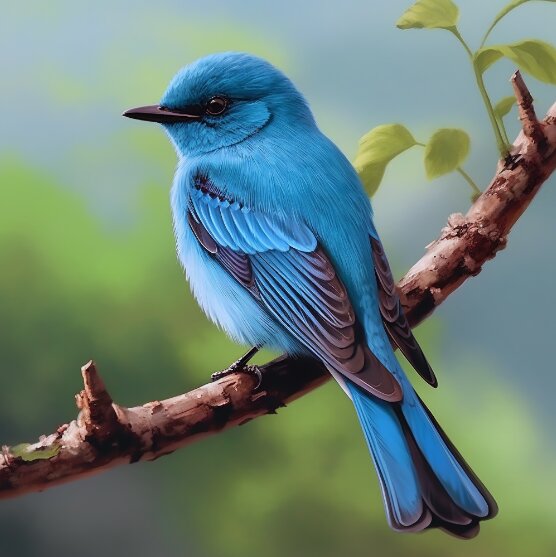 动物世界之鸟类铜蓝鹟