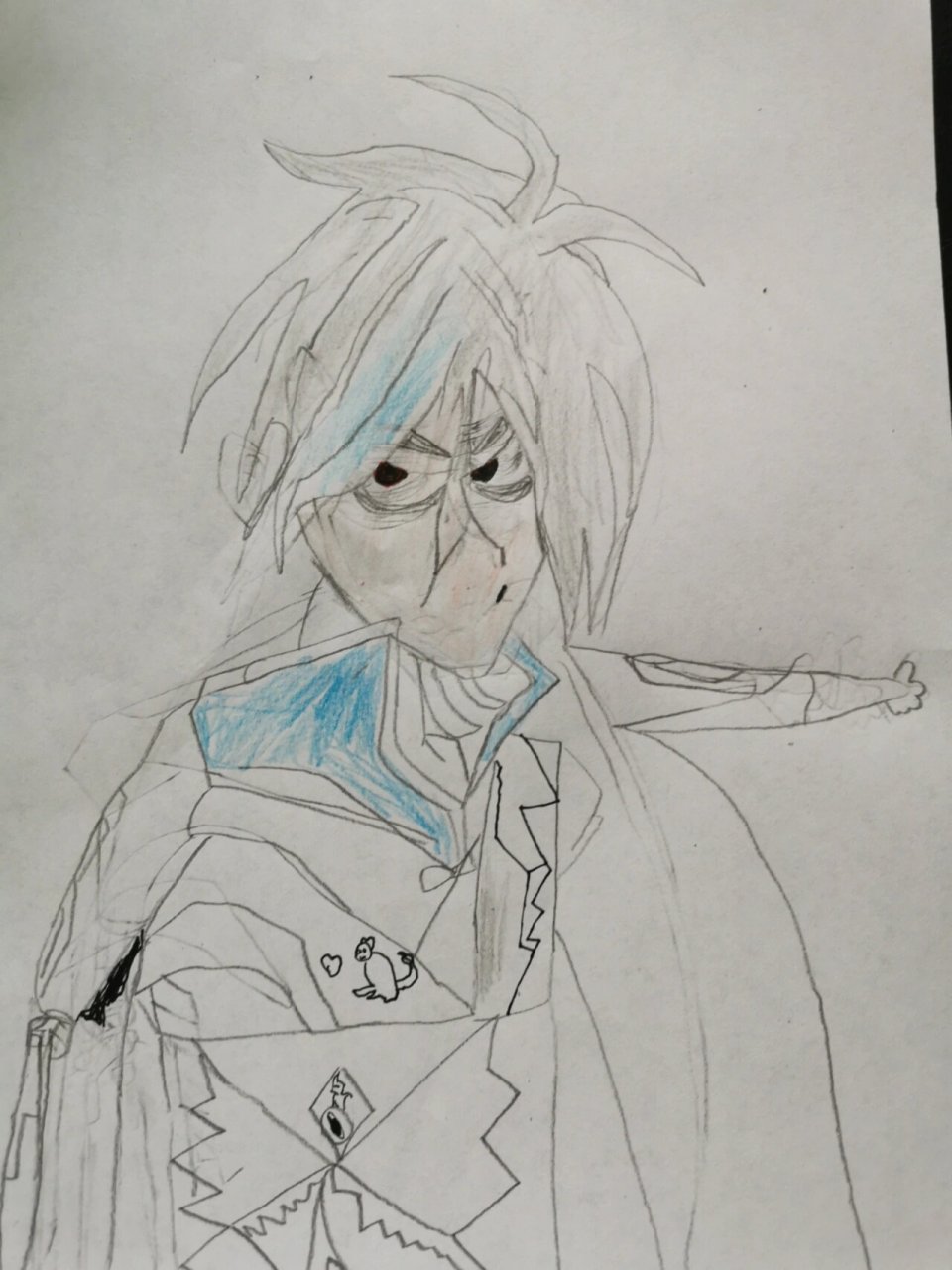 弟弟的手绘—《刺客伍六七》 字都还不会写,就开始画漫画了吗?