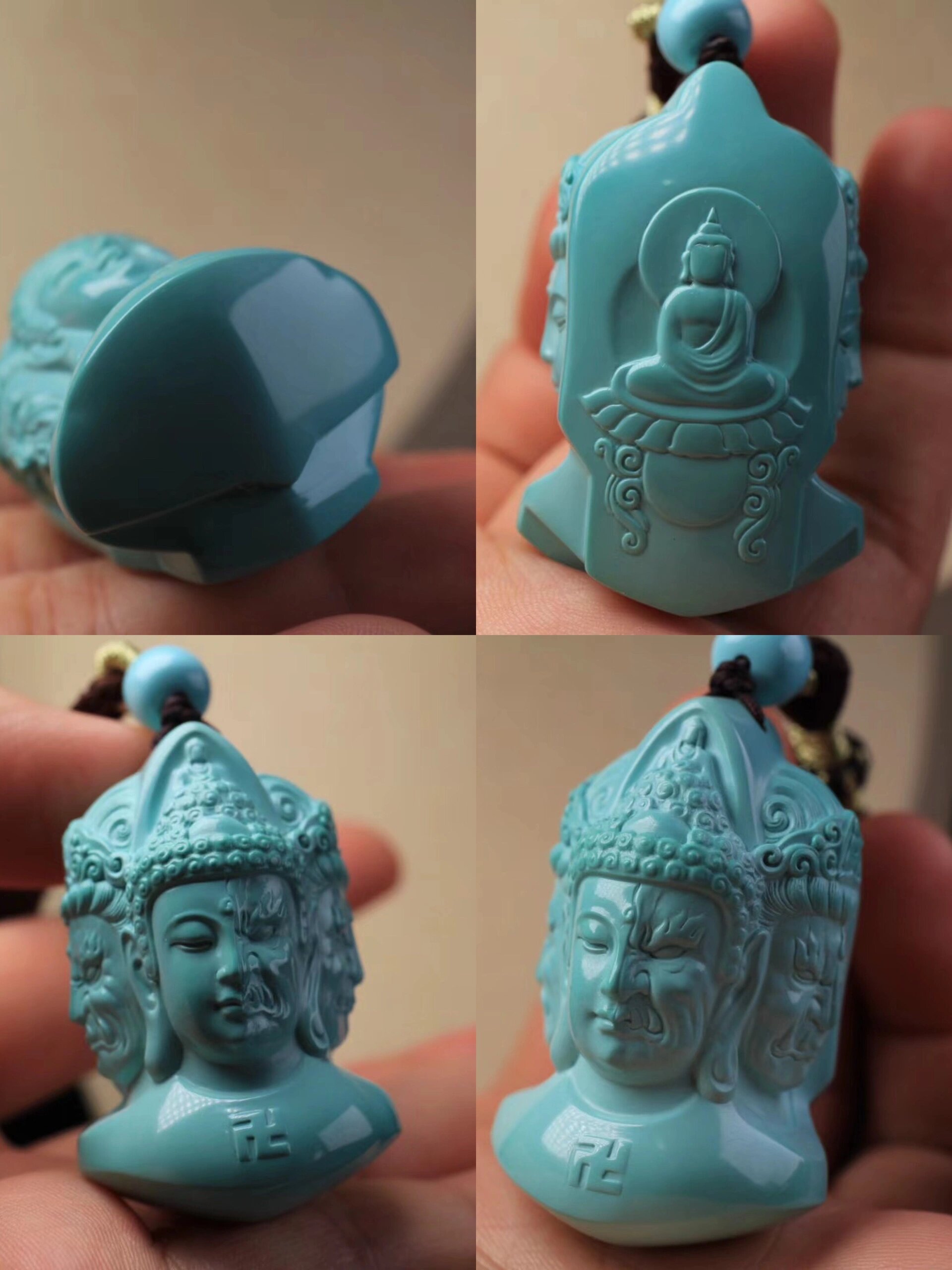 北工名师料工重器,绿松石一念之间立体雕件