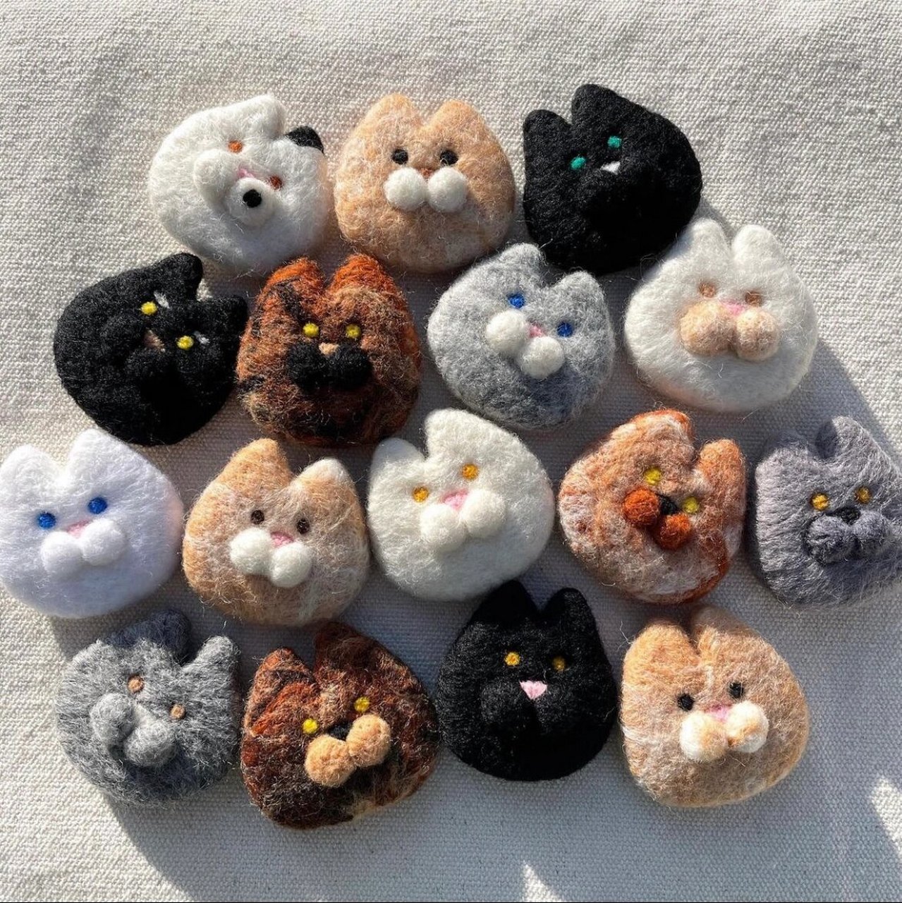 私藏国外羊毛毡艺术家作品32 很多人都知道这个做小monster的韩国小姐