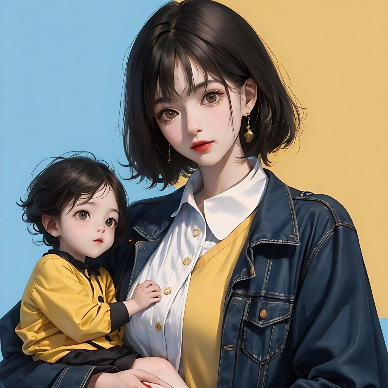 宝妈头像 #头像分享# #原创头像# #微信头像# #优质头像# #亲子头像