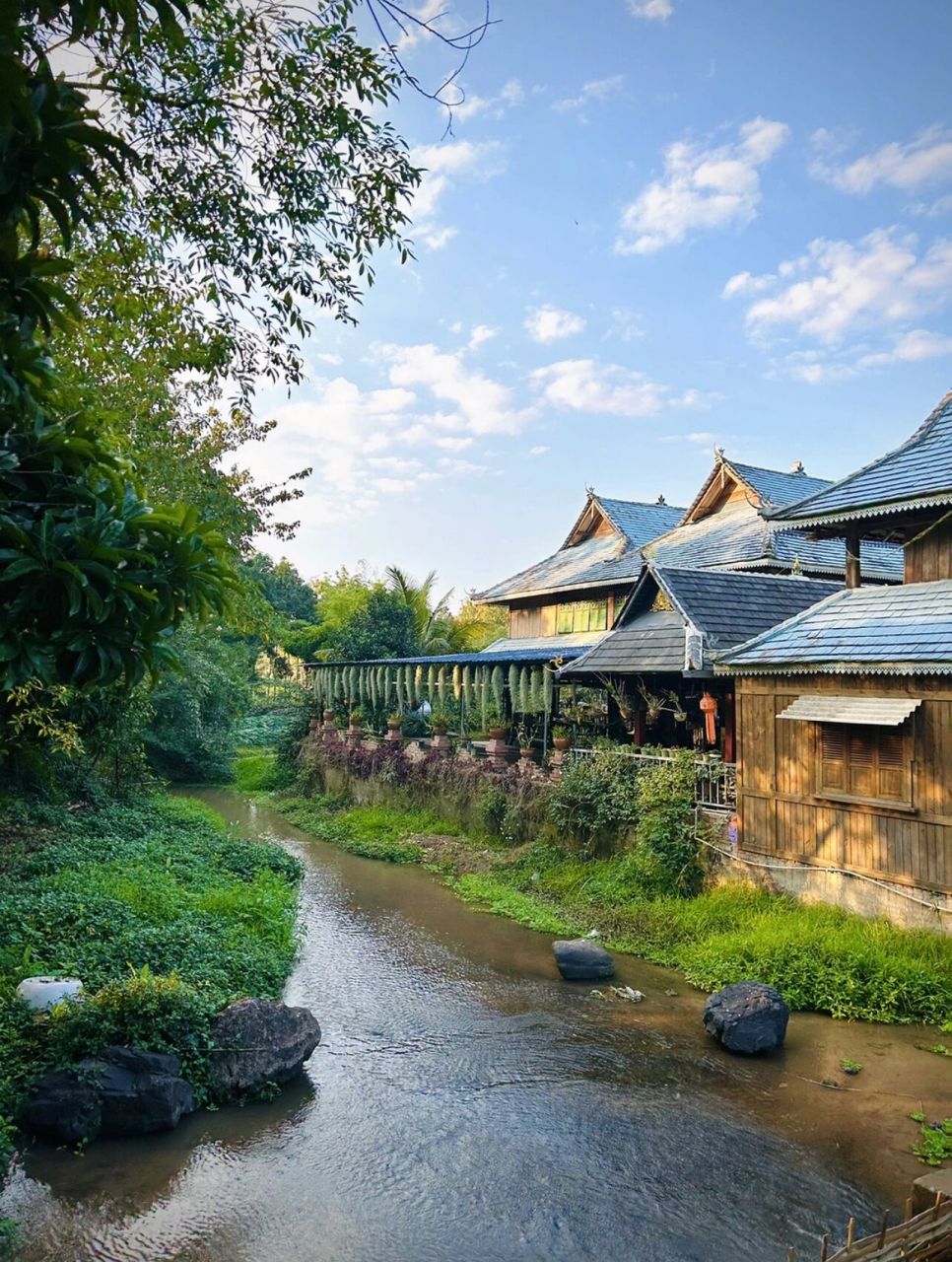 西雙版納小眾古村落一曼掌村,是一個傣族古村寨,文化風貌保存良好