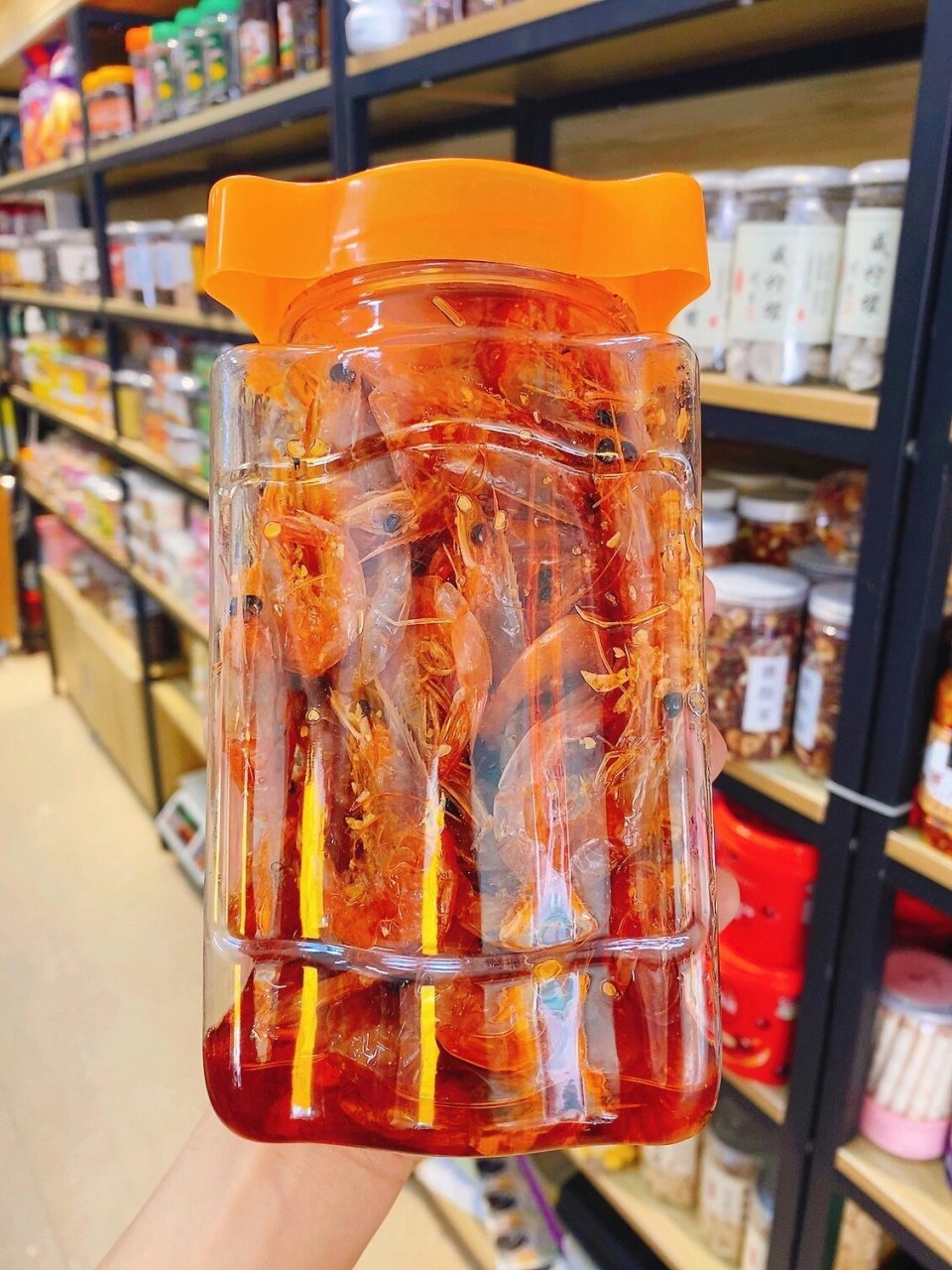 潮汕特产美食 陆丰特产博美特产 黄金焗油虾 配饭配粥配酒都非常棒哦