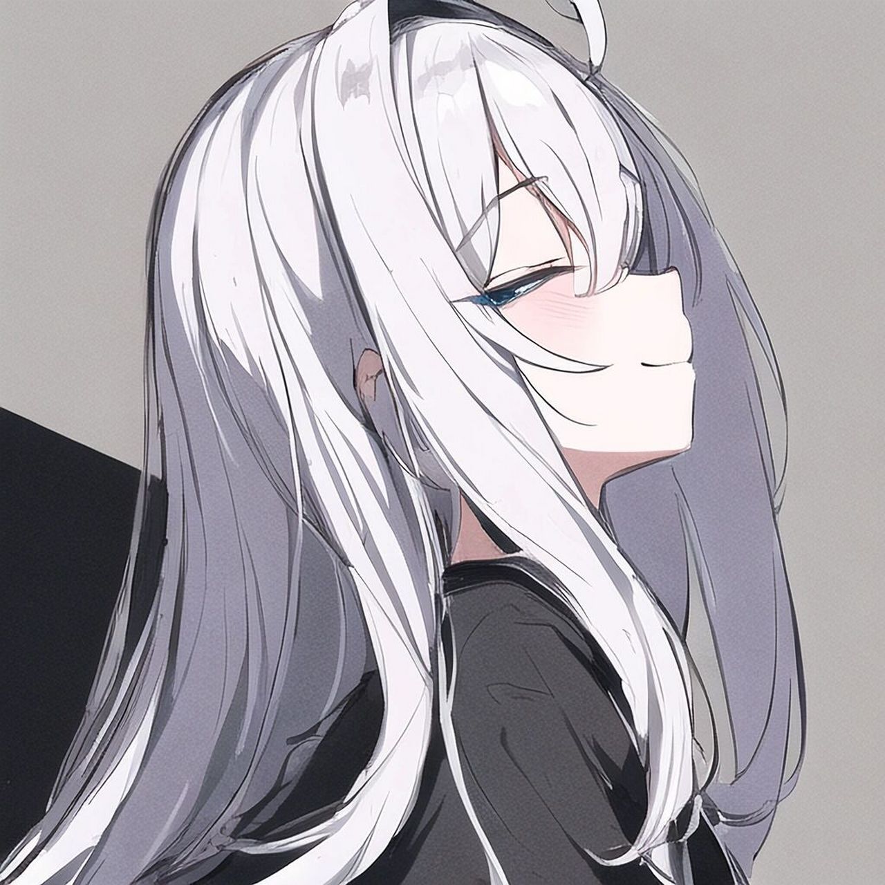 动漫头像问题ai全解决! 当然是白毛啦