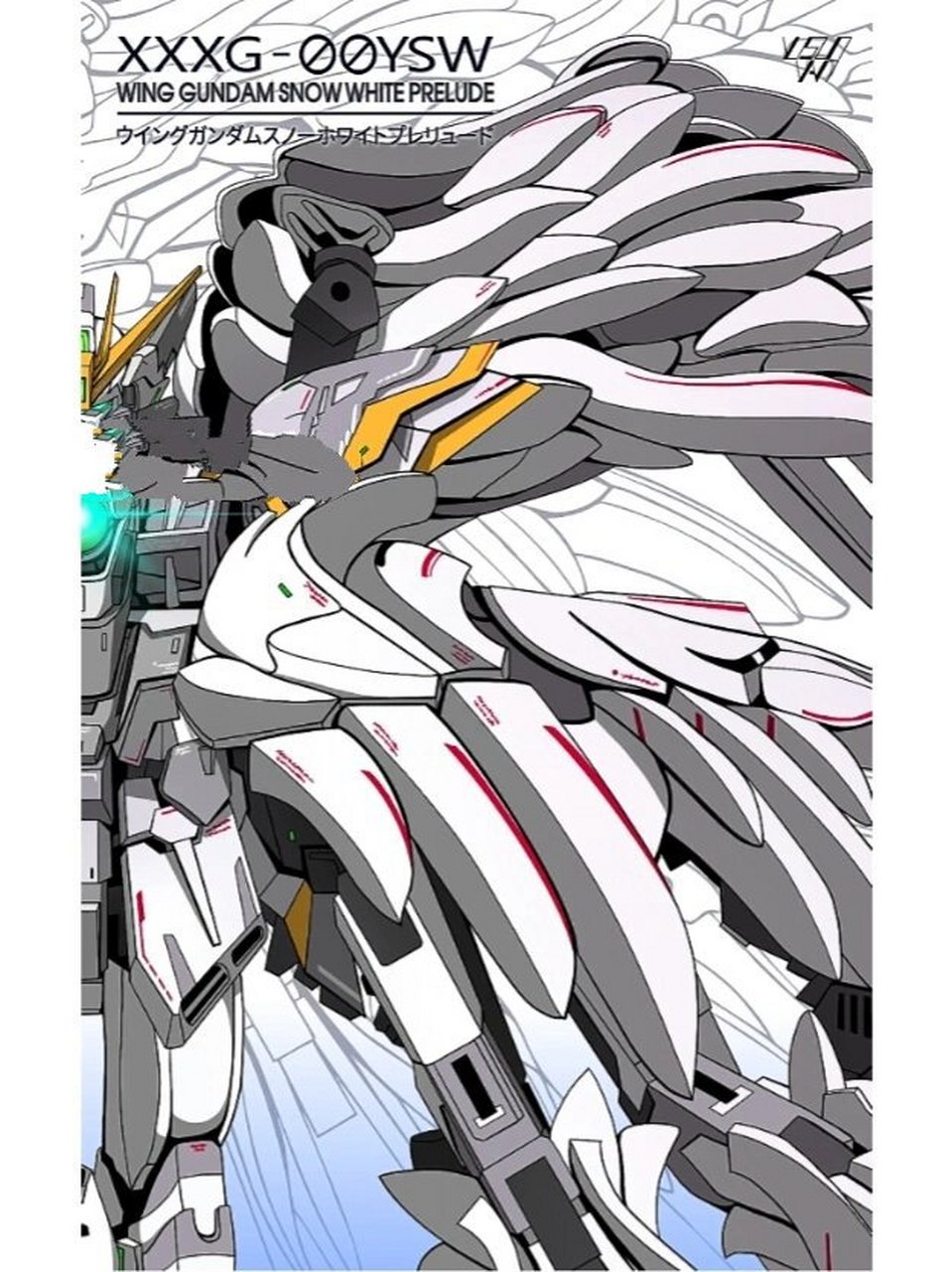 wing-gundam 白雪姬(畫高達系列) 點可以冇白雪姬配色 (喜歡的可以