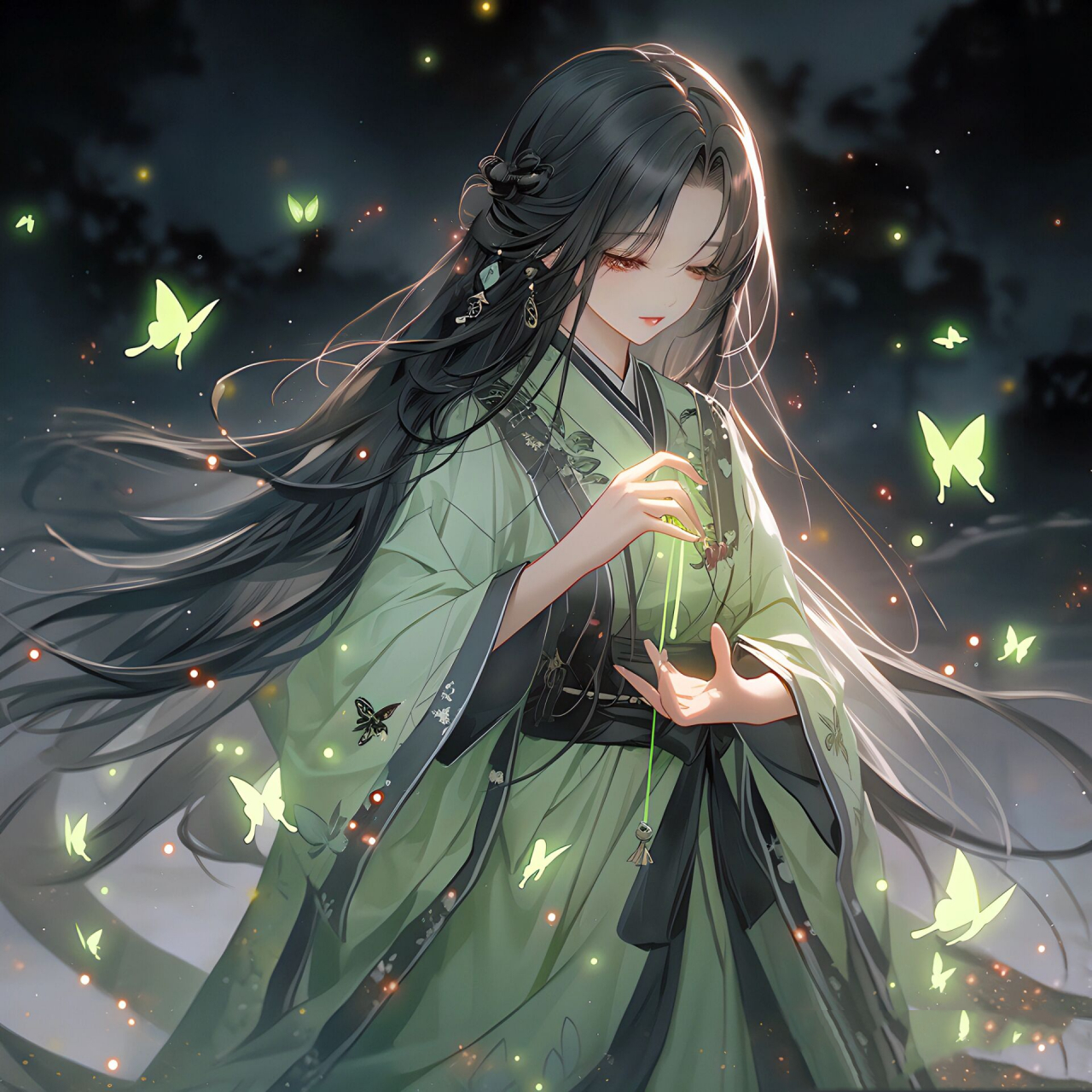 ▏古风女生头像 蝶恋花易碎,情深深惹泪. 花恋阳百媚,娇艳艳生蕊.