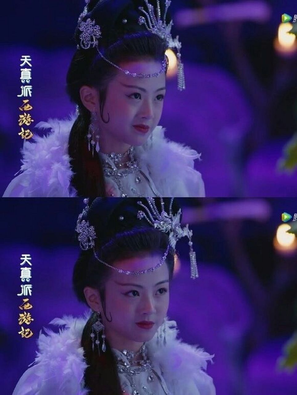 天真派西游记这个演白骨夫人的小朋友好灵气 演技真好