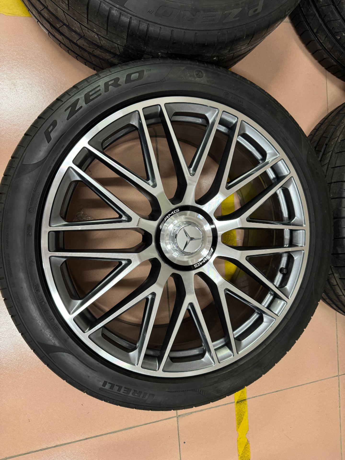22寸奔驰amg gls63轮毂轮胎原厂正品拆车件 适配gle gls gl gle450